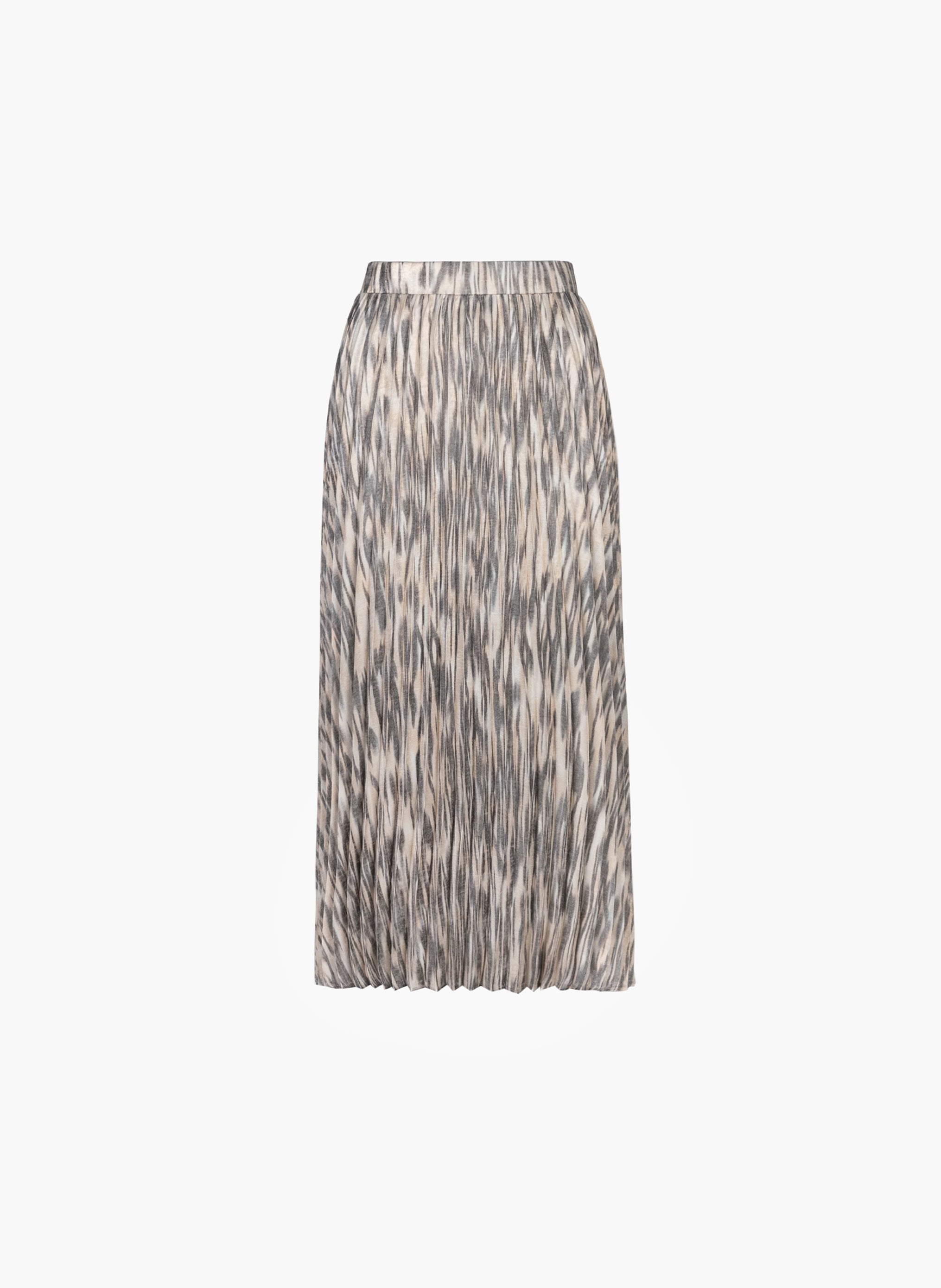 Falda midi de cebra JUSTA