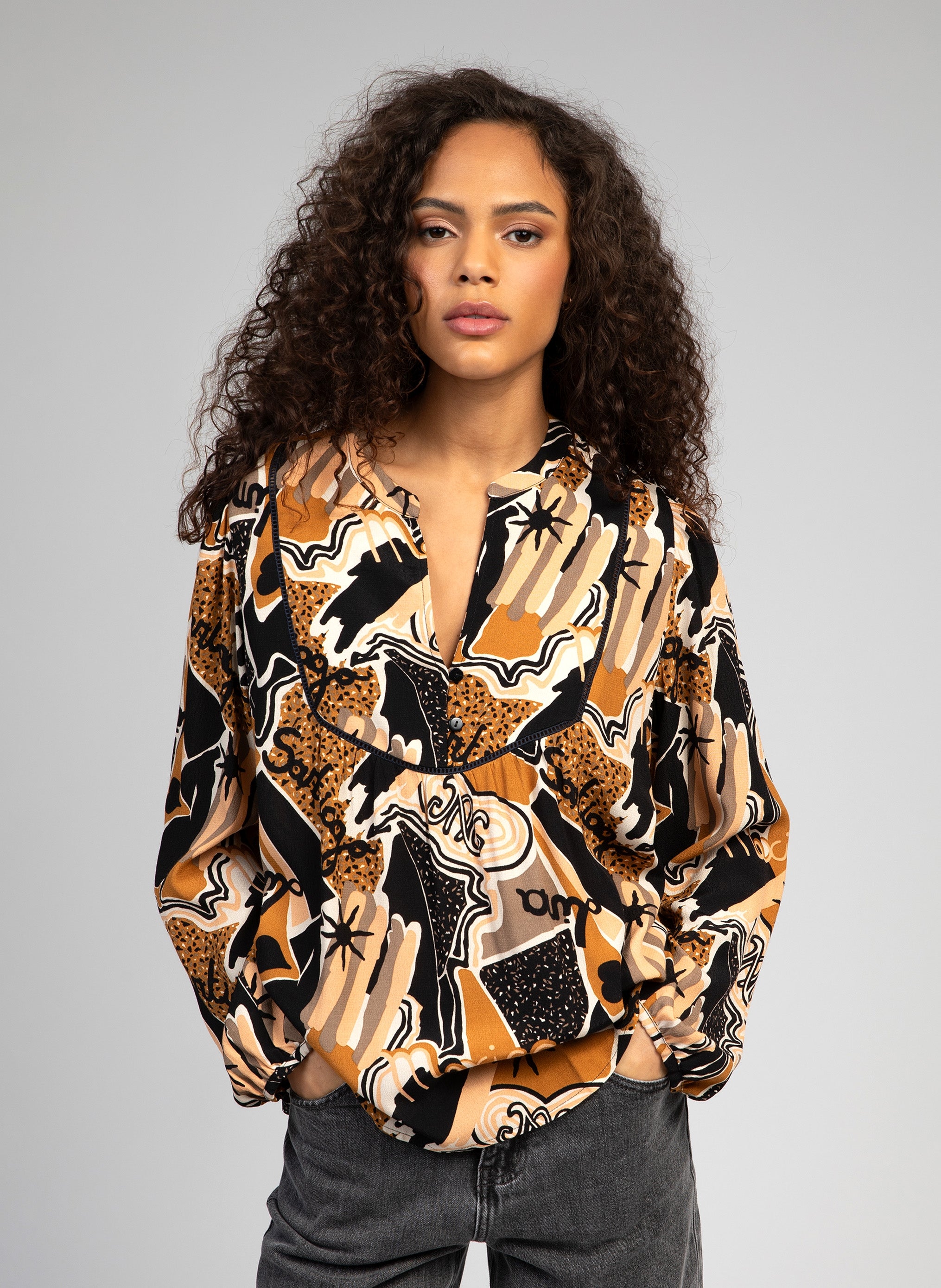 BLOUSE KANEZA bastia noir