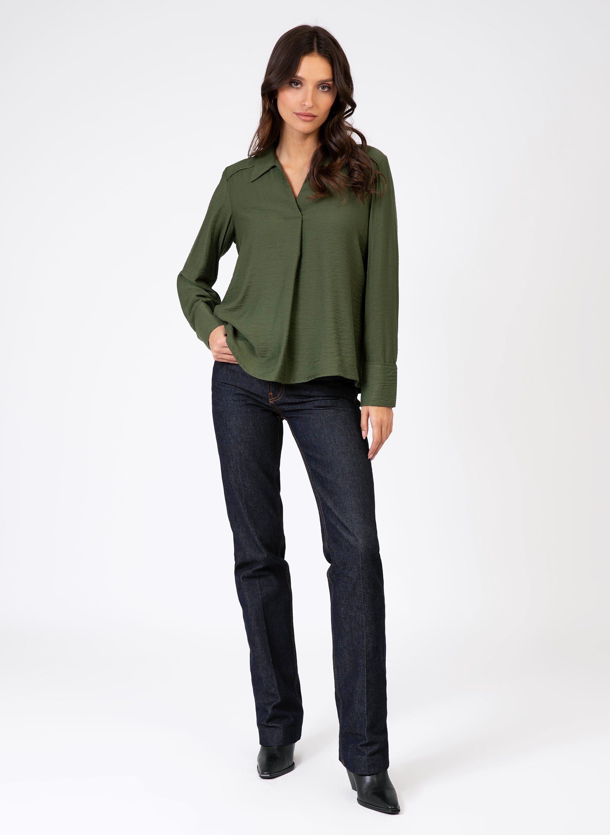 BLOUSE KATHYS militaire