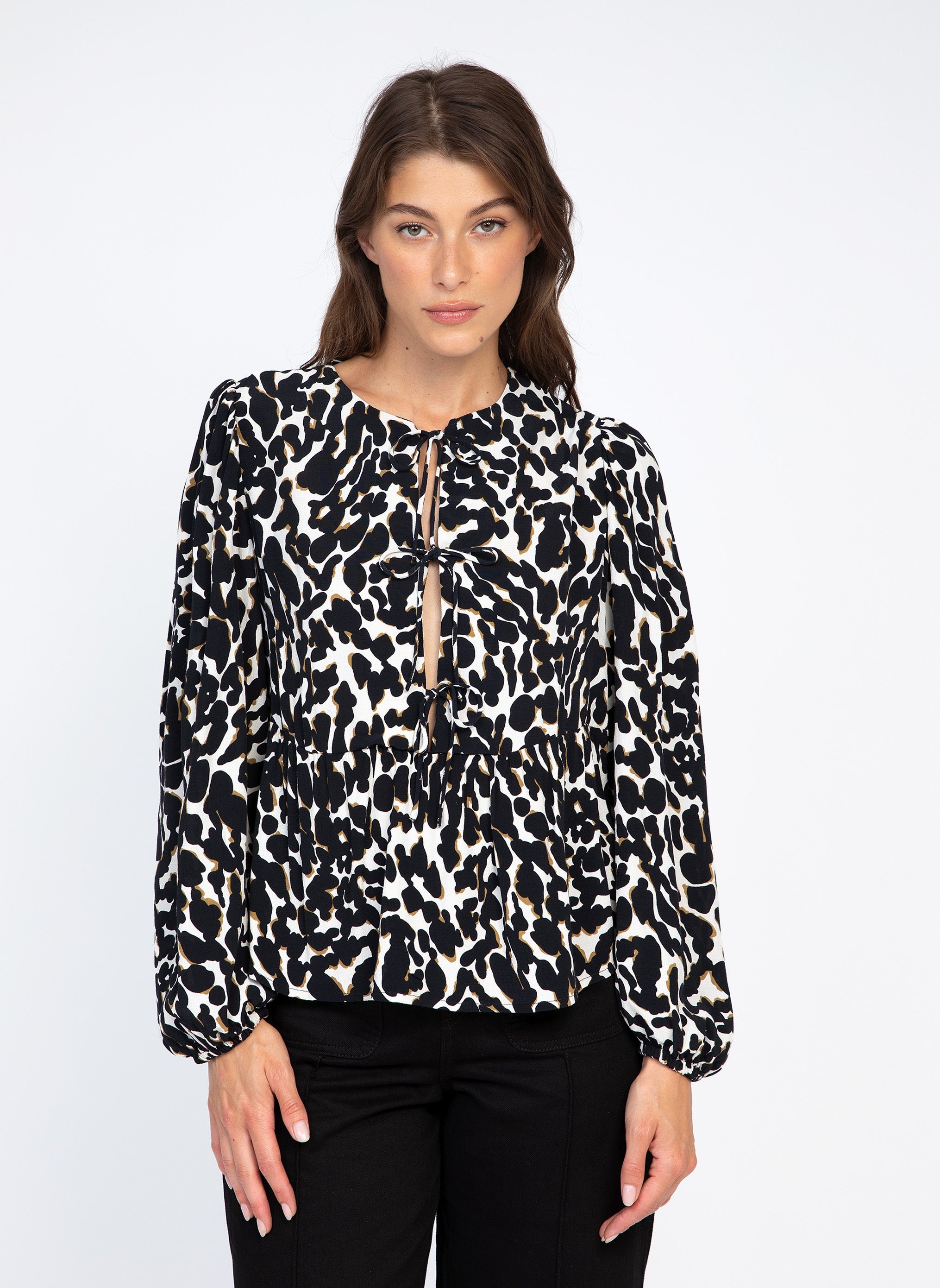 BLOUSE KAVELY bongo black