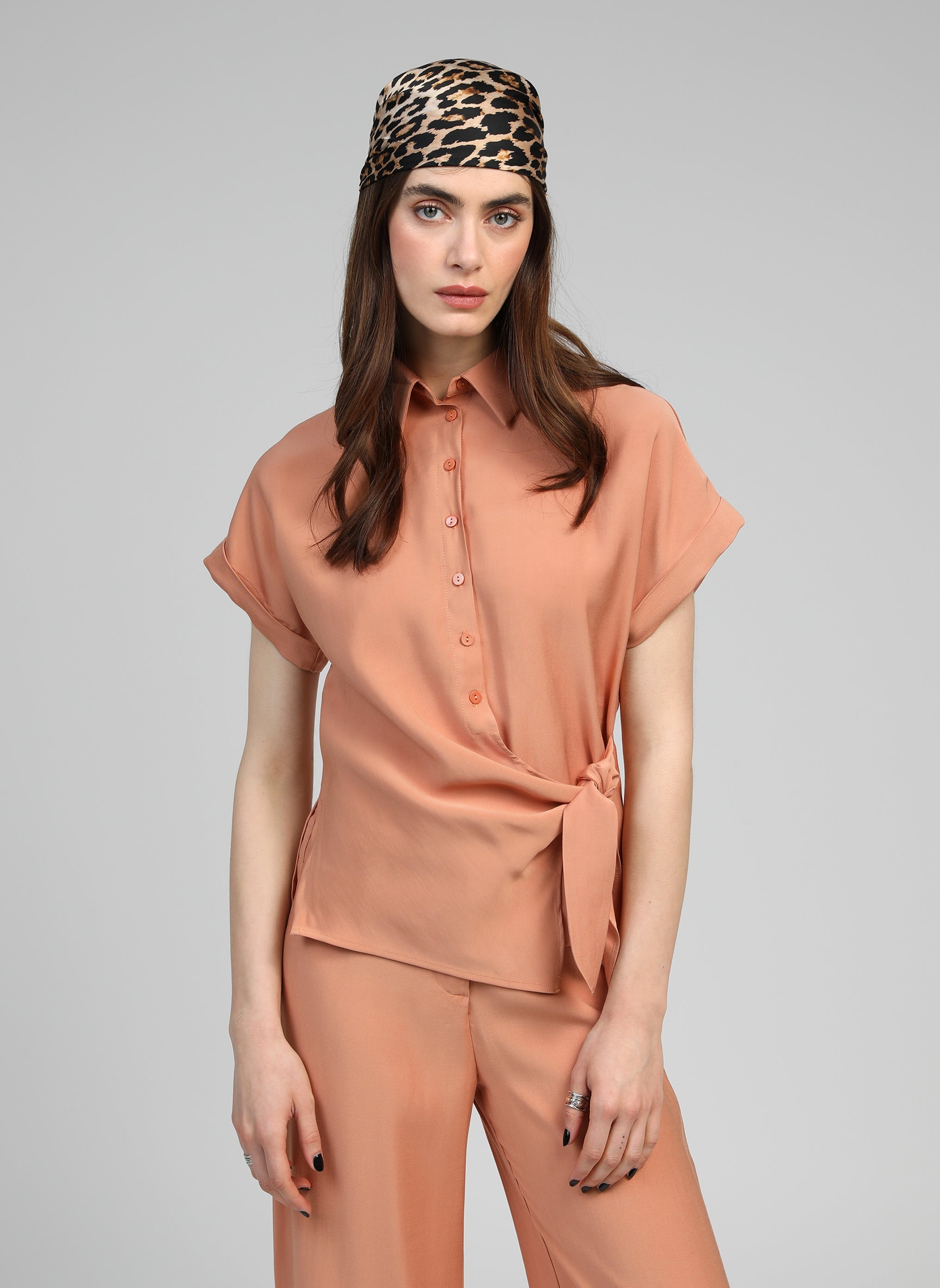 KAY terracotta SHIRT