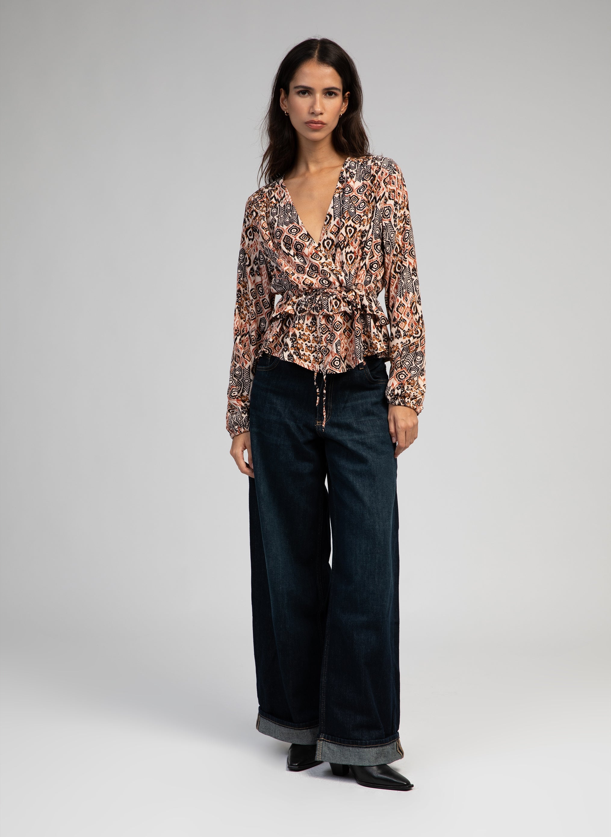 BLOUSE KAZINA belita powder