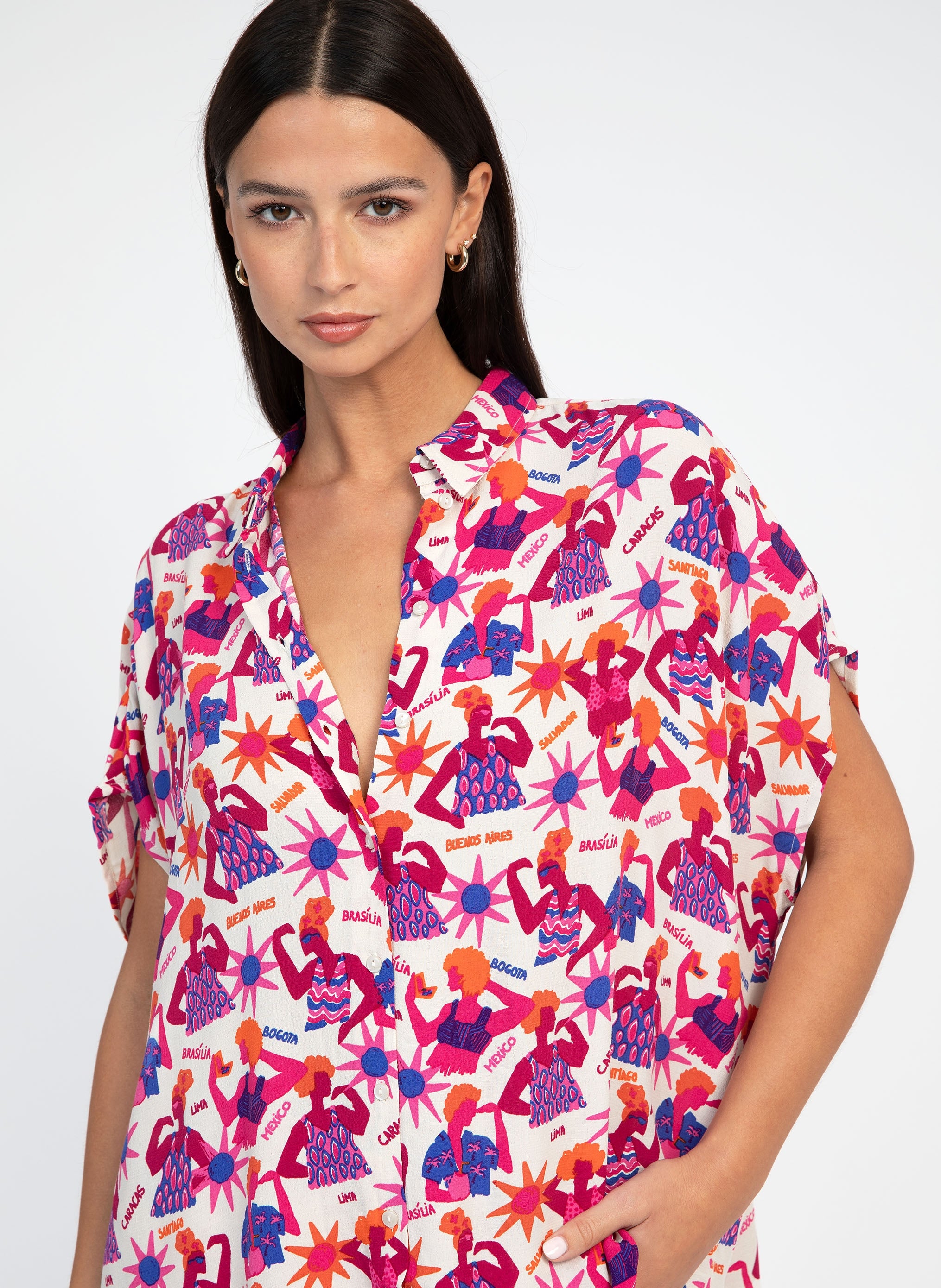 CAMISETA KENDRA floria crudo