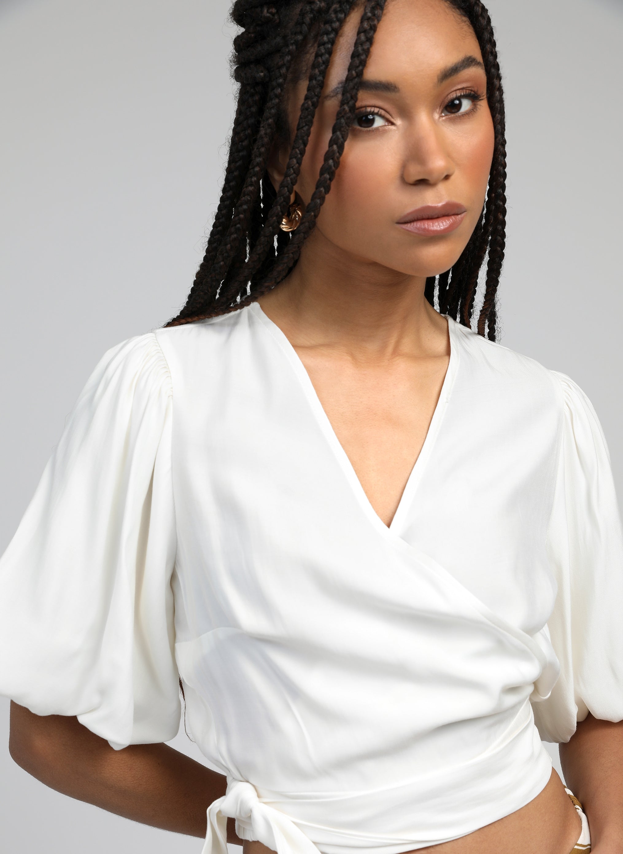 BLOUSE KOMA blanc casse