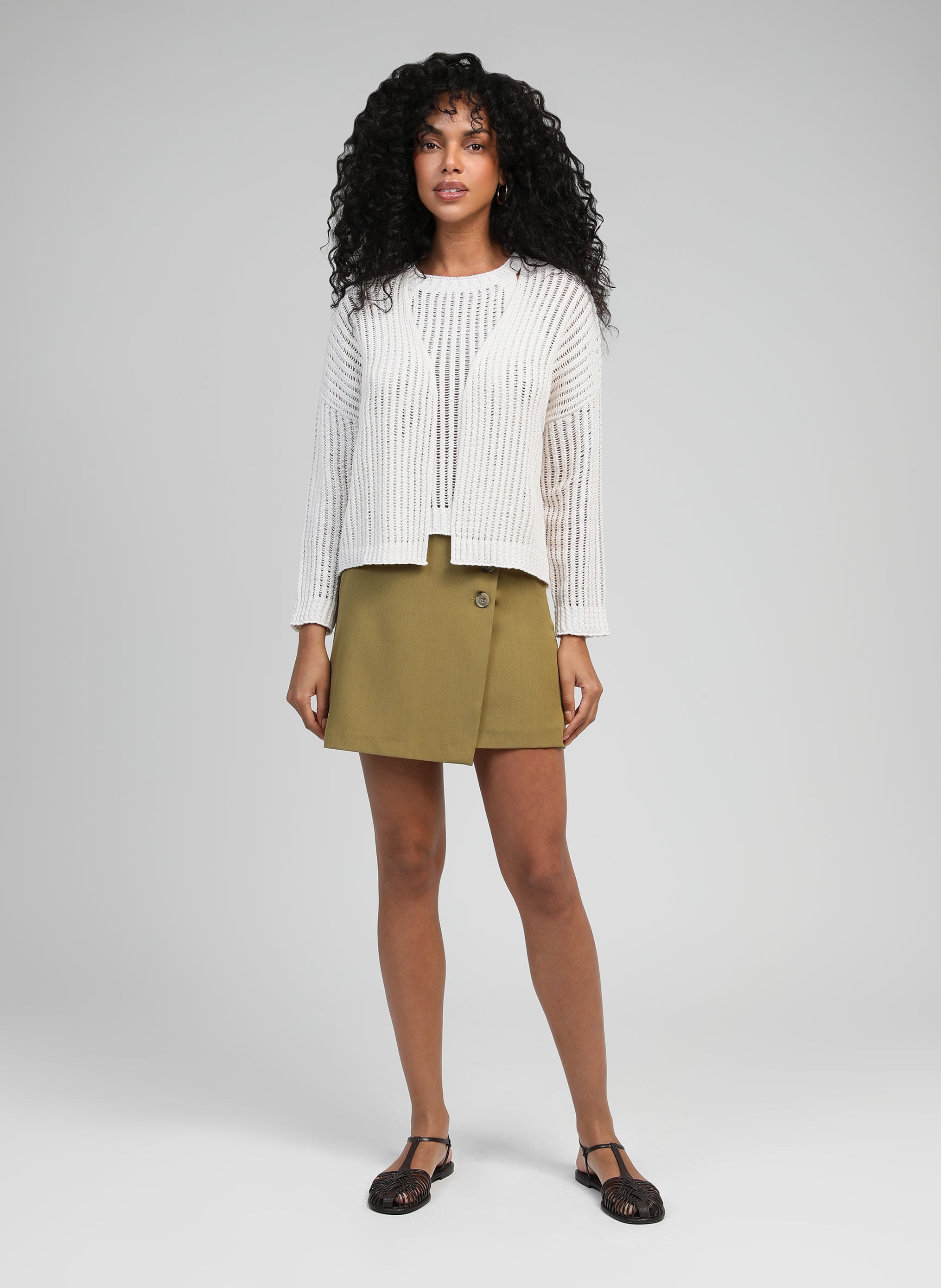 CARDIGAN LANIRA ecru