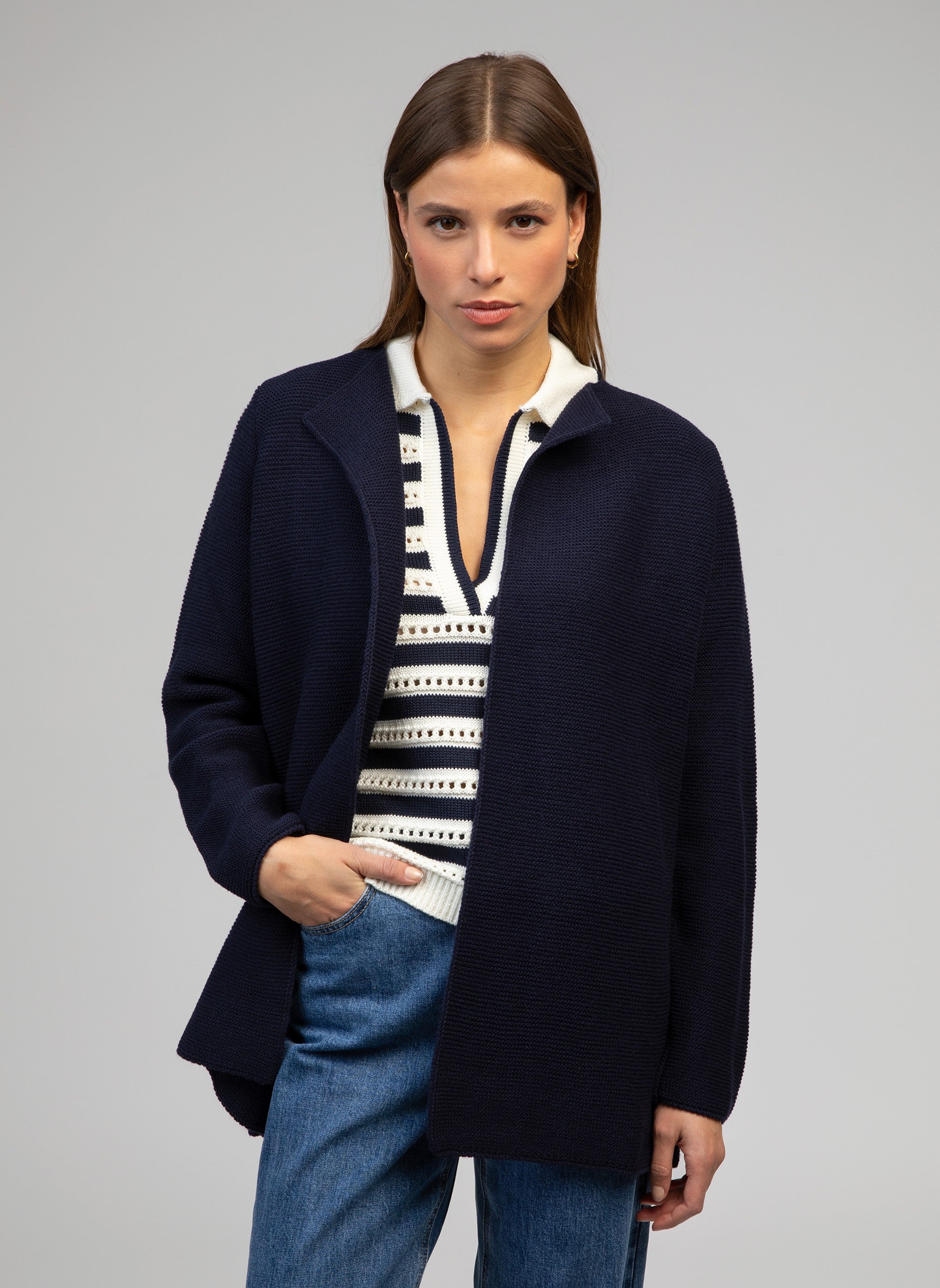 CARDIGAN LASHOPSIAL marine