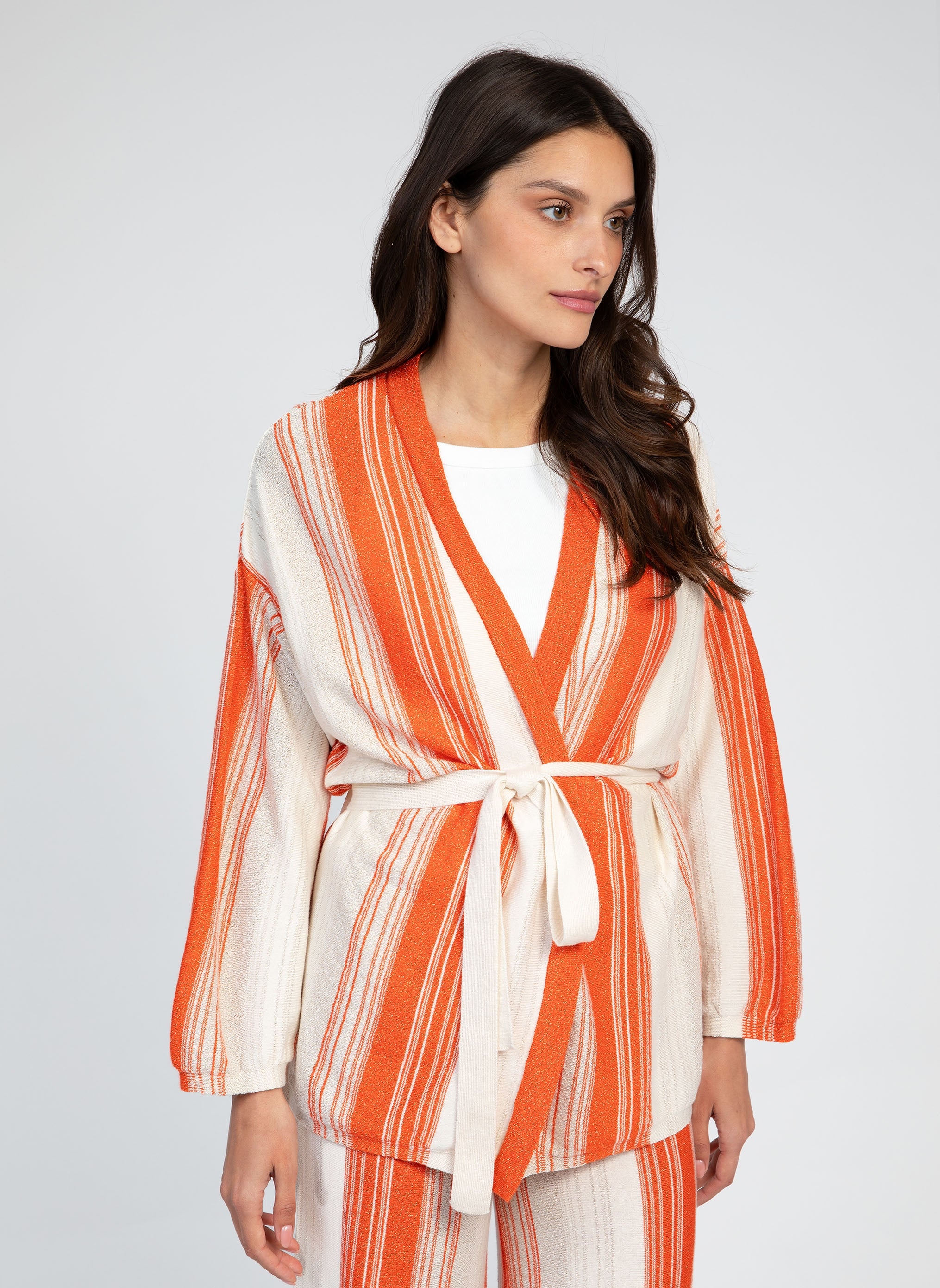 CARDIGAN LEDISCO orange