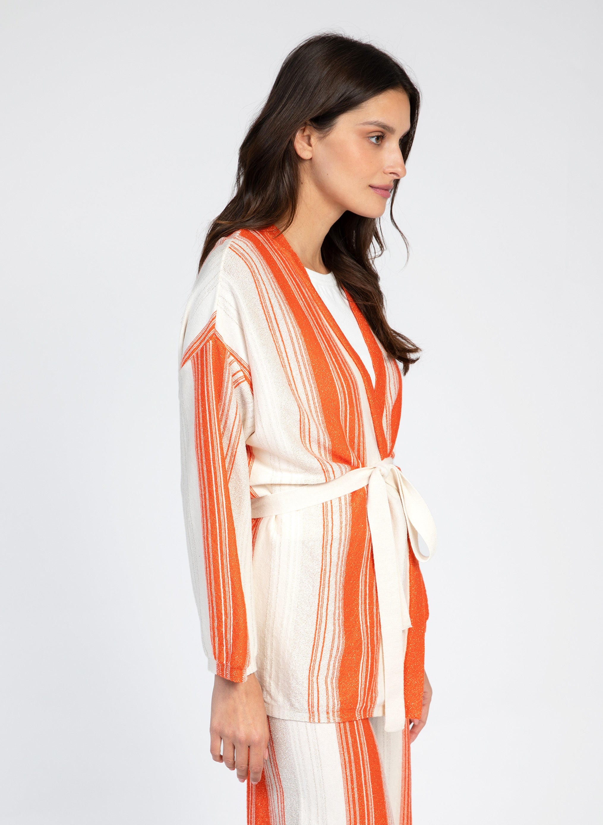 CARDIGAN LEDISCO orange