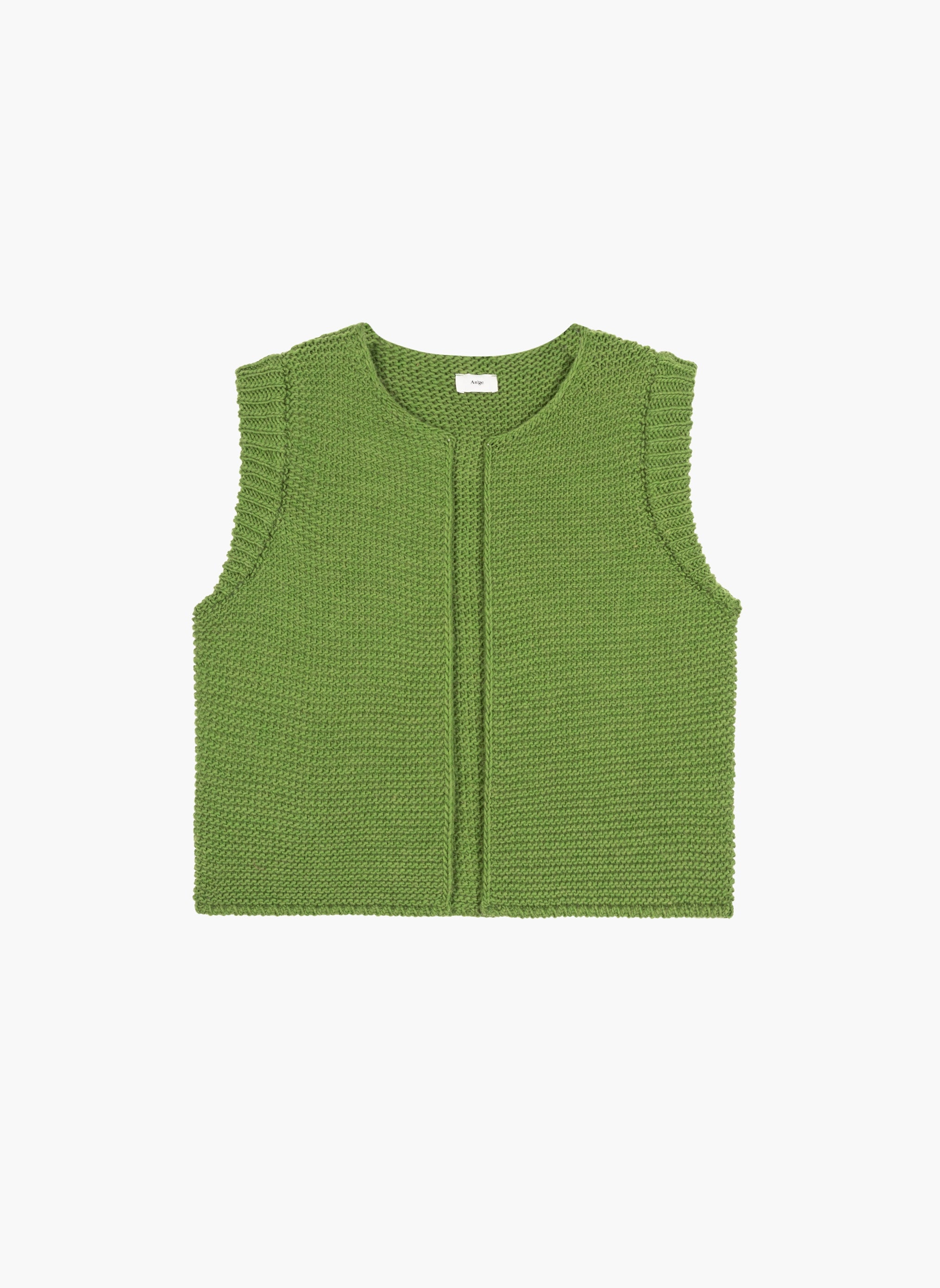 CARDIGAN SANS MANCHE LEGRINGOU mousse