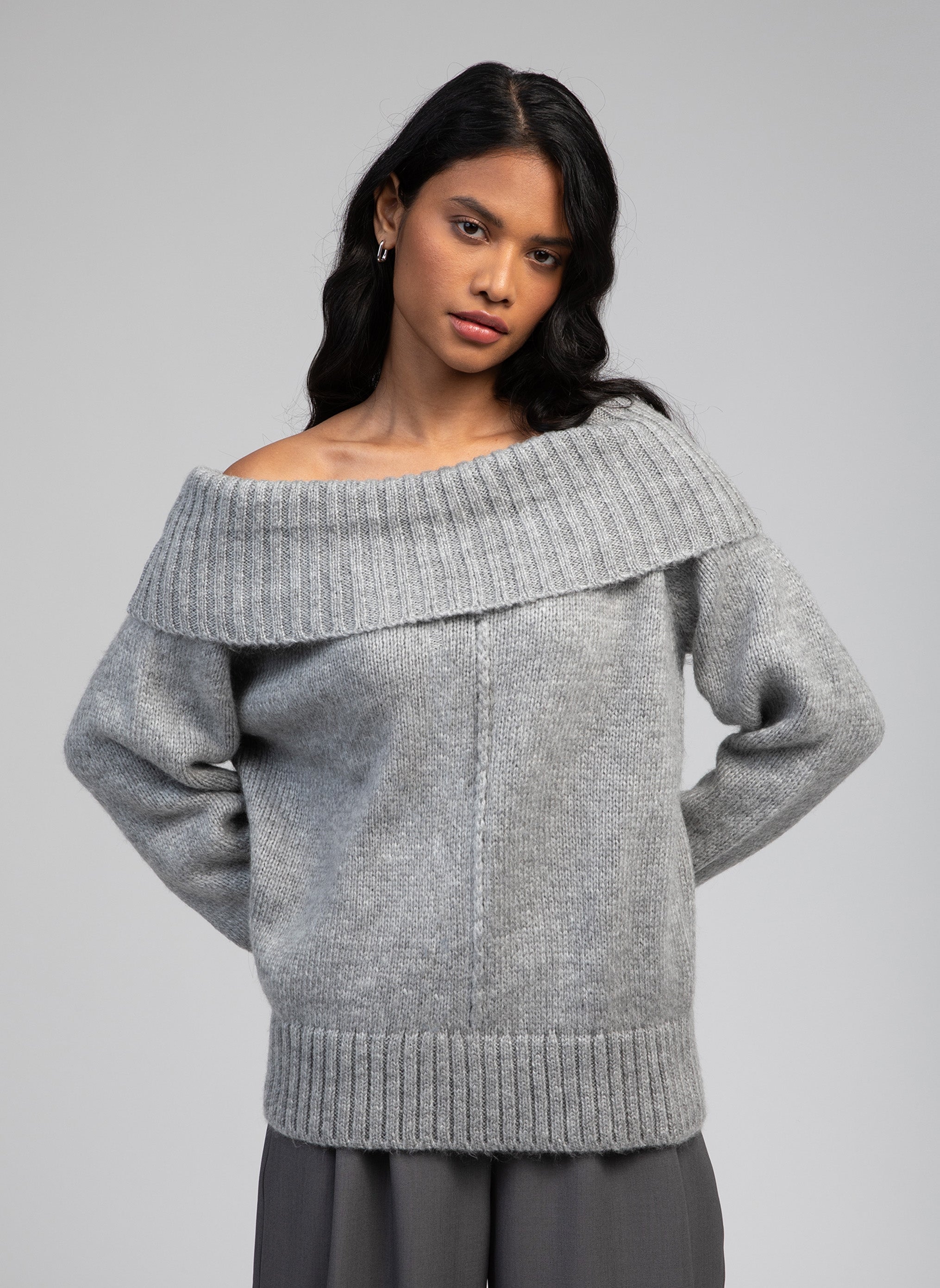 PULL LEJUNON grey melange