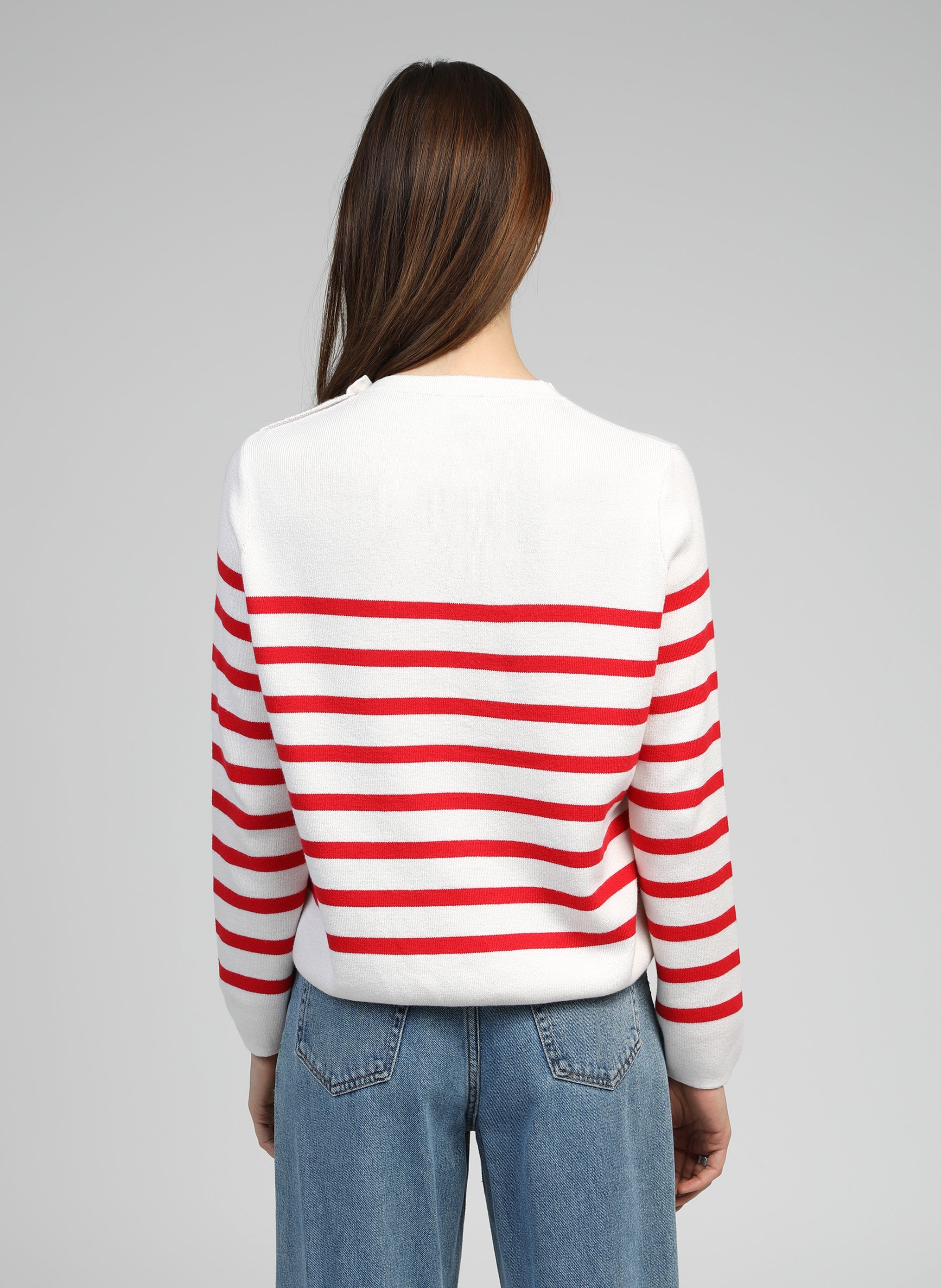 PULL LEMARLINA rouge