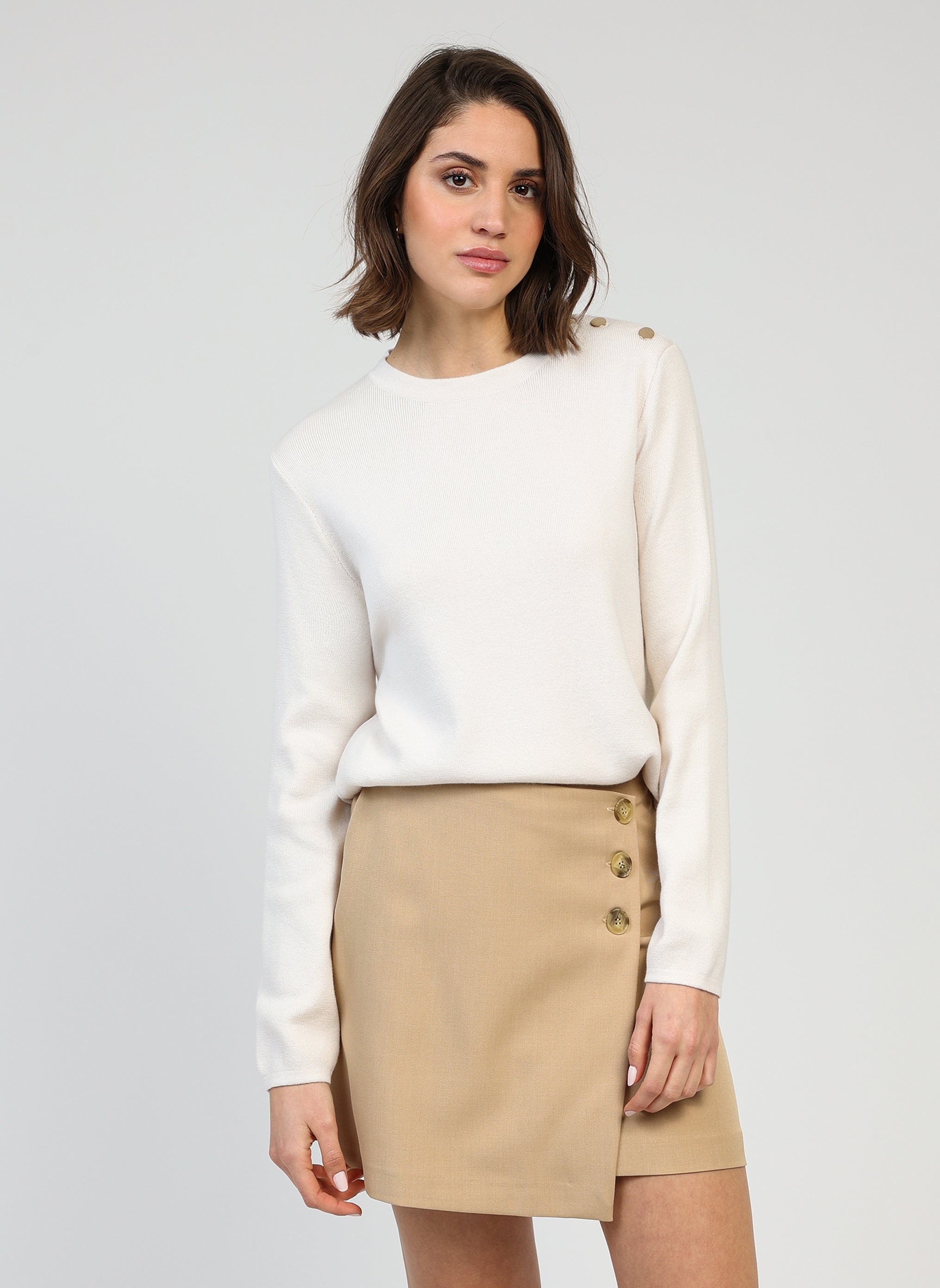 PULL LEMARLINOU ecru