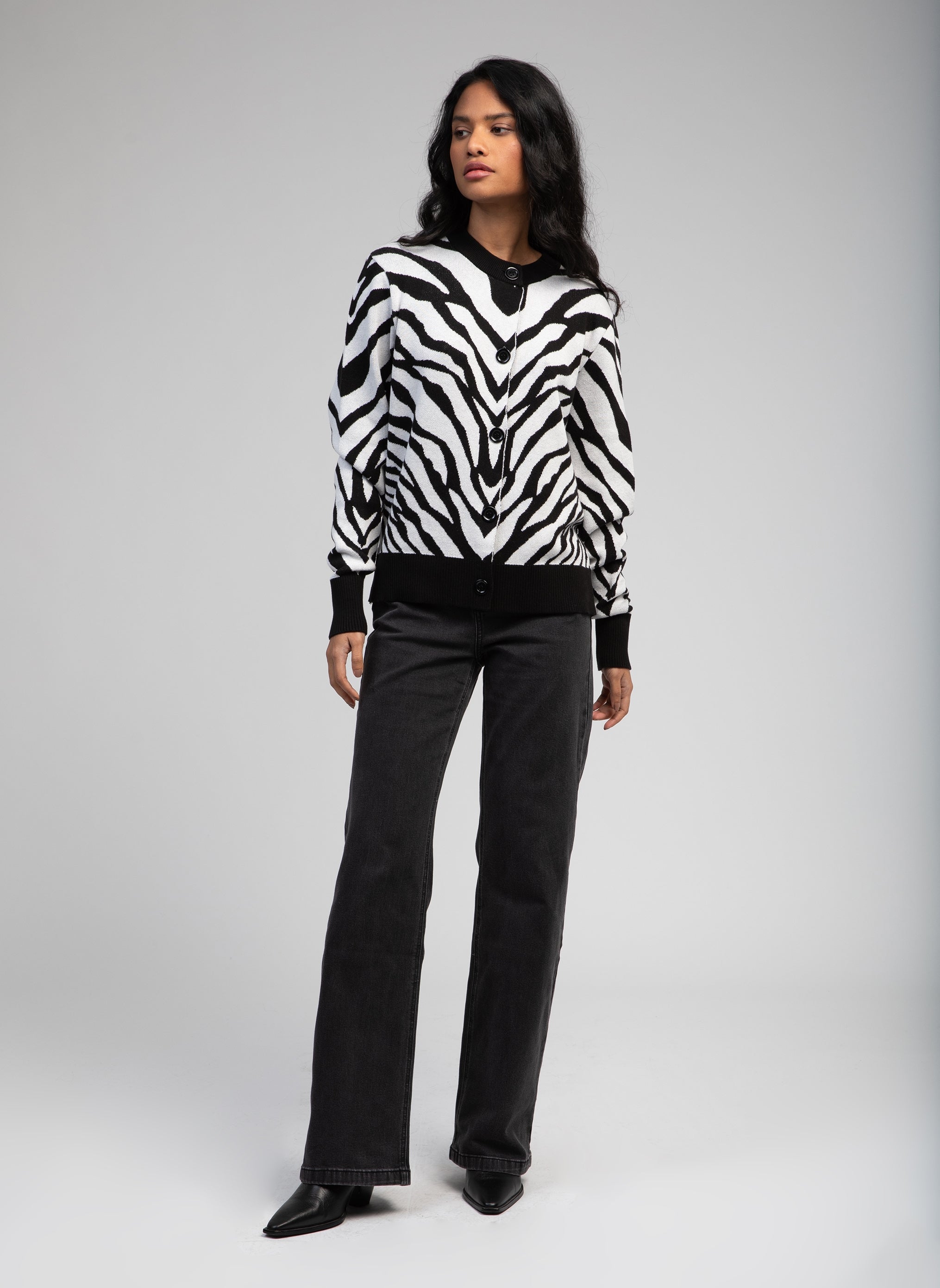 LESAFARI CARDIGAN black