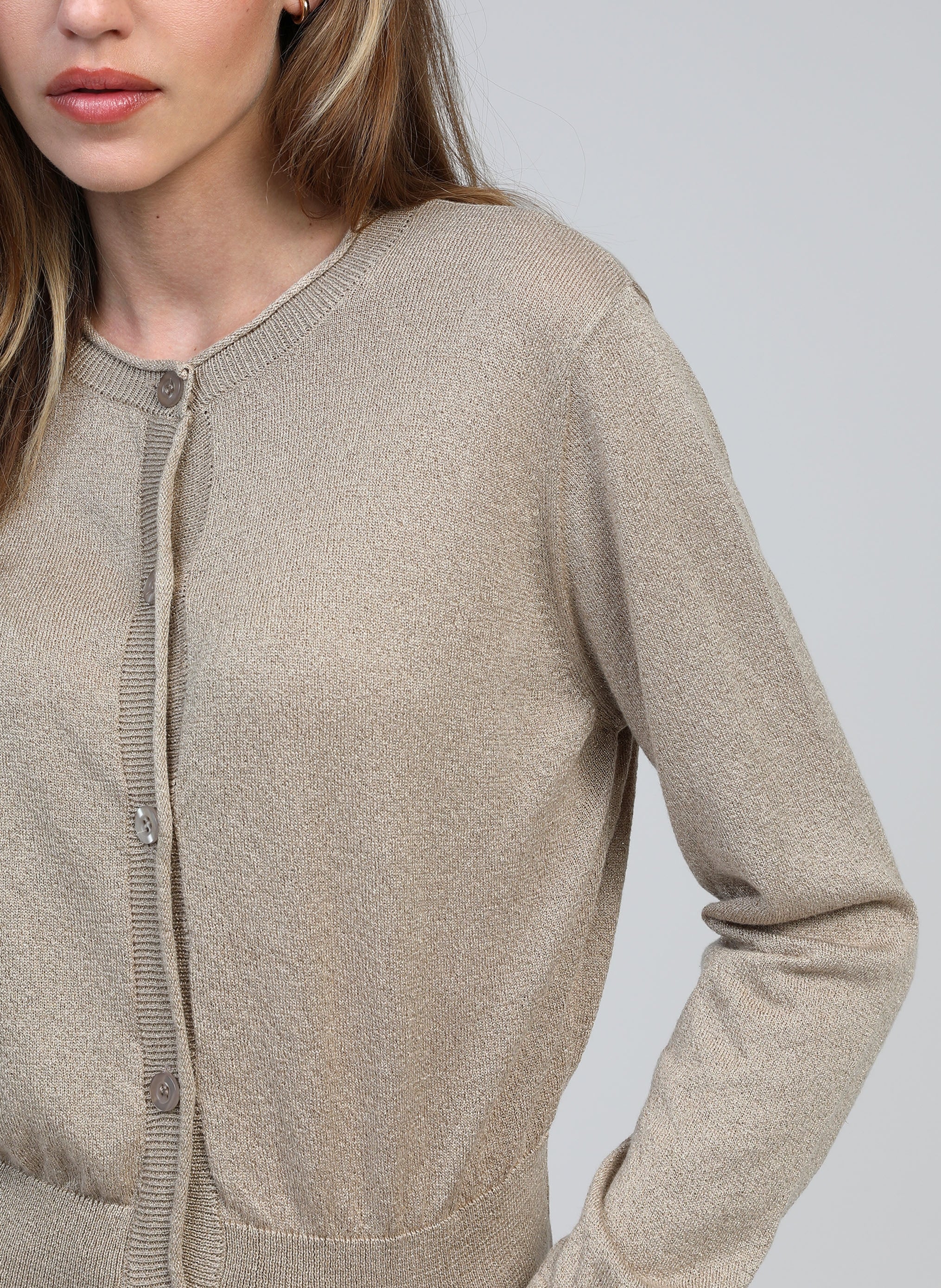 CARDIGAN LETITOU sand