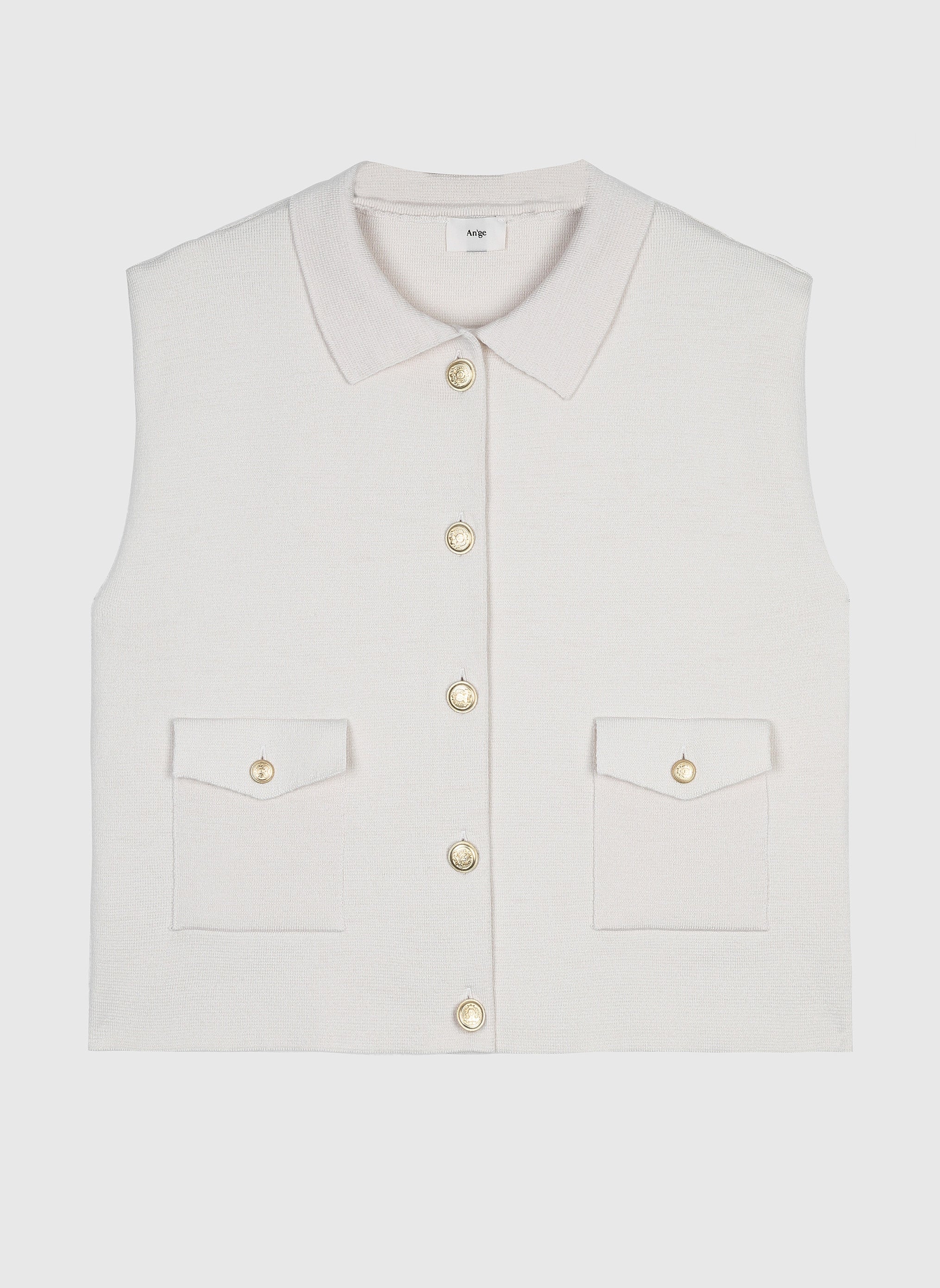 LEVAMAYA CARDIGAN blanco