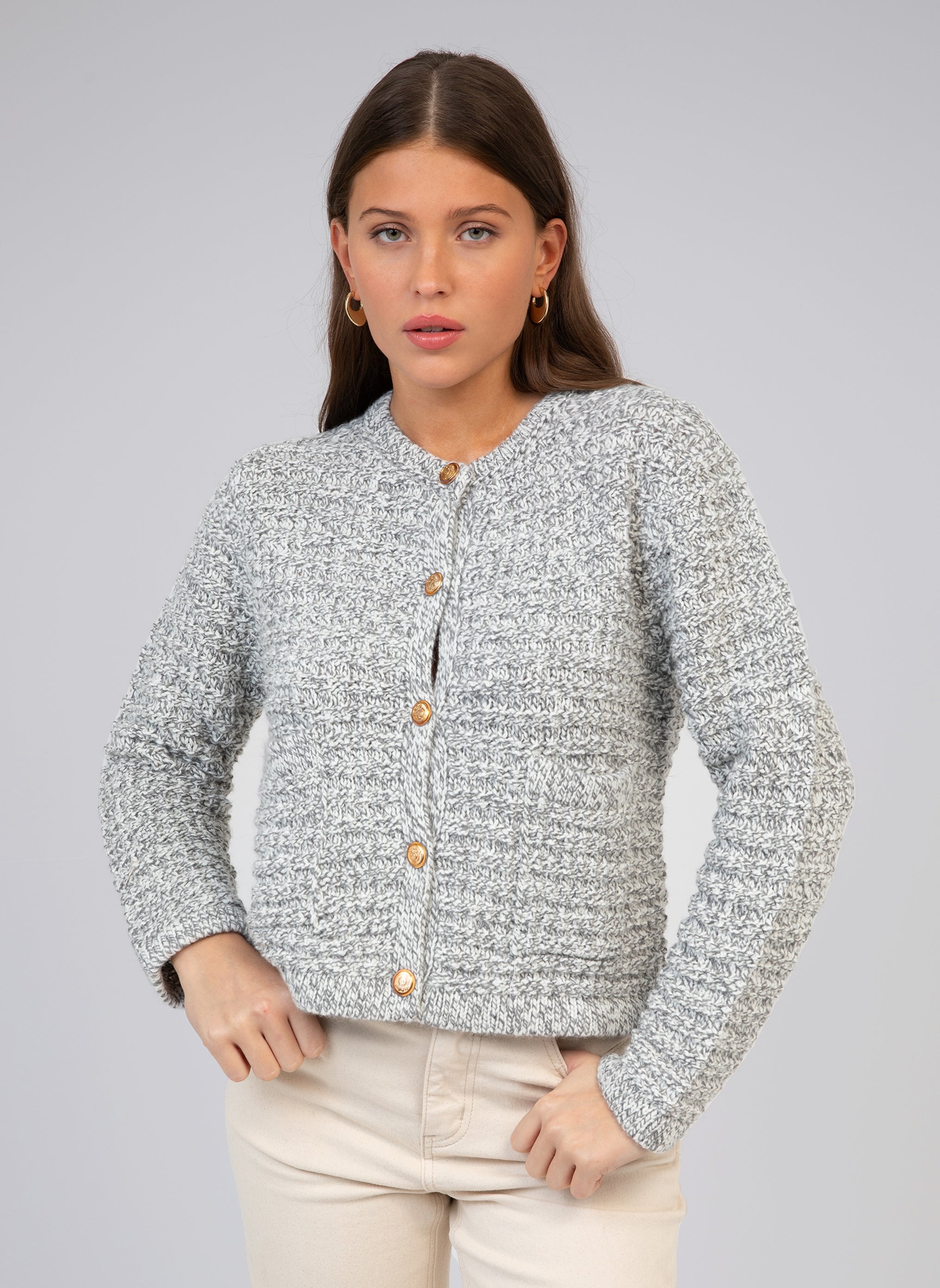 LEVENI CARDIGAN grey