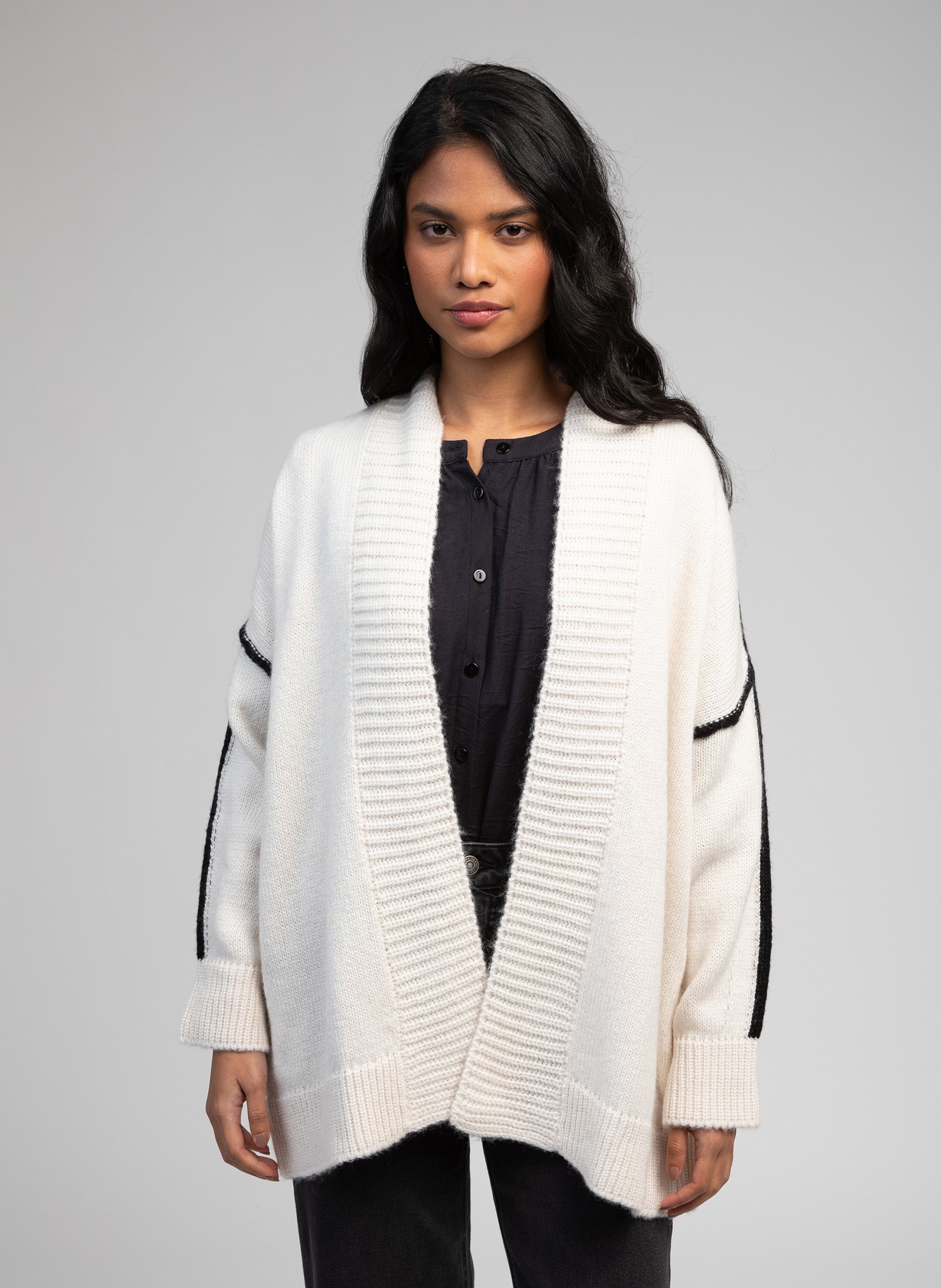 CARDIGAN LOURANOS off white