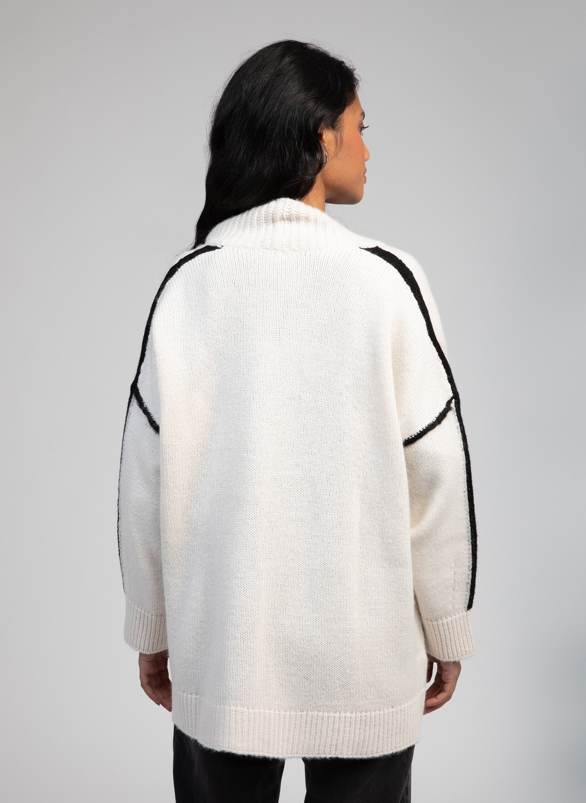 CARDIGAN LOURANOS off white