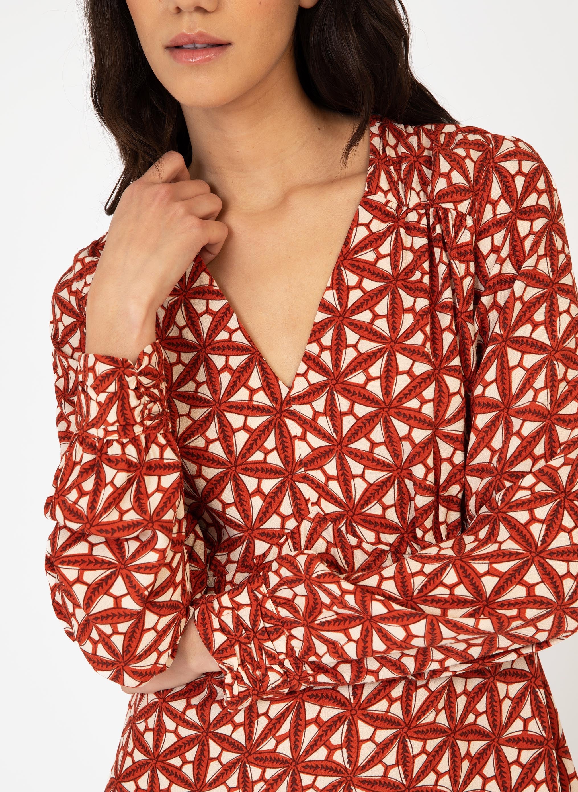 ROBE COURTE MALABANY badiane caramel