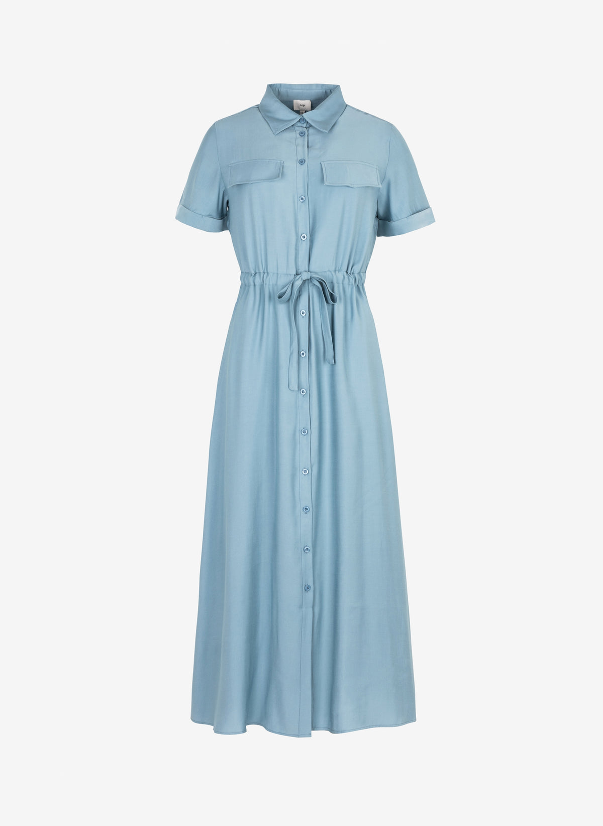 VESTIDO LARGO MALIZE azul cielo