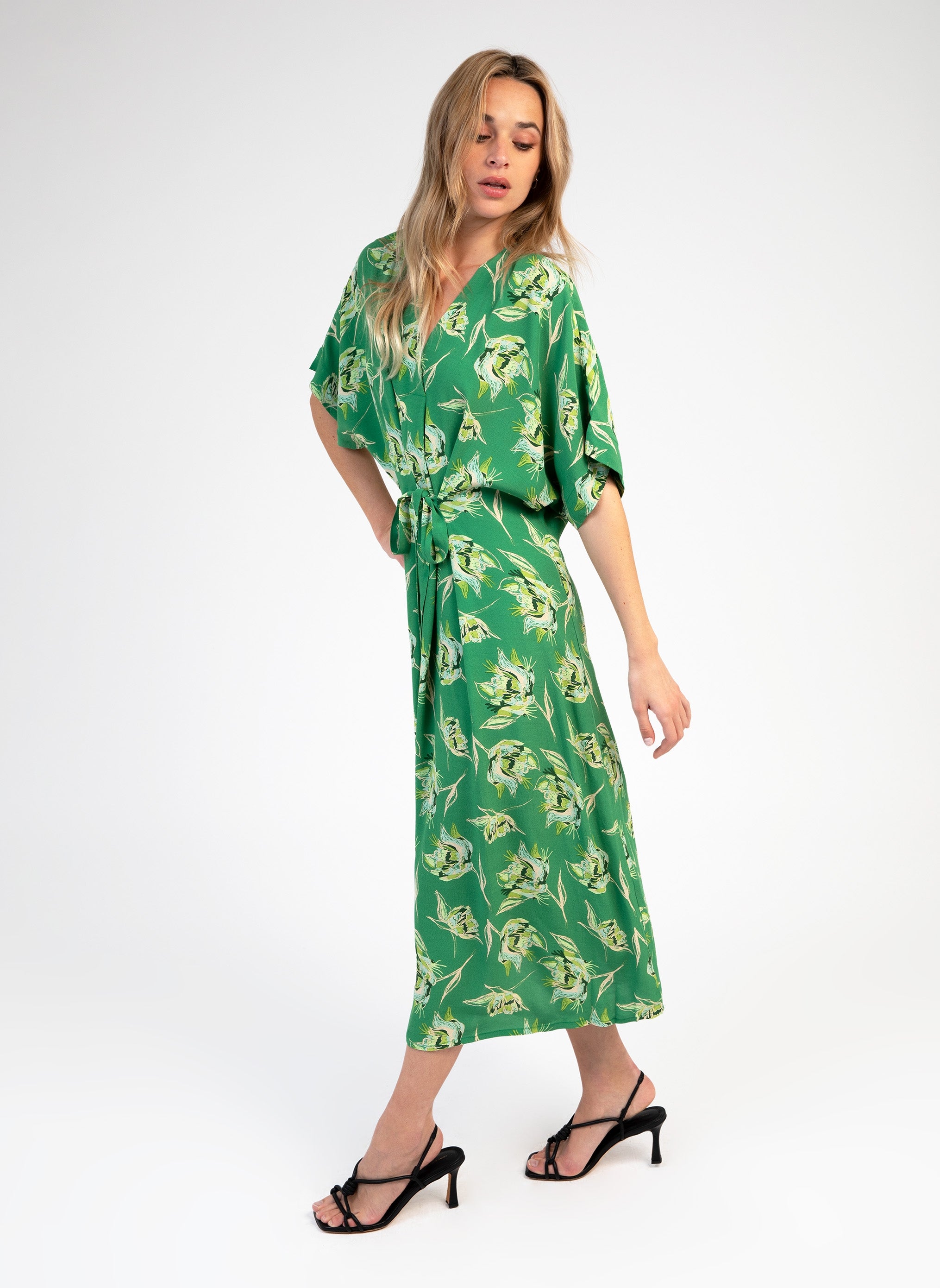 VESTIDO LARGO MALOUMA bliss green