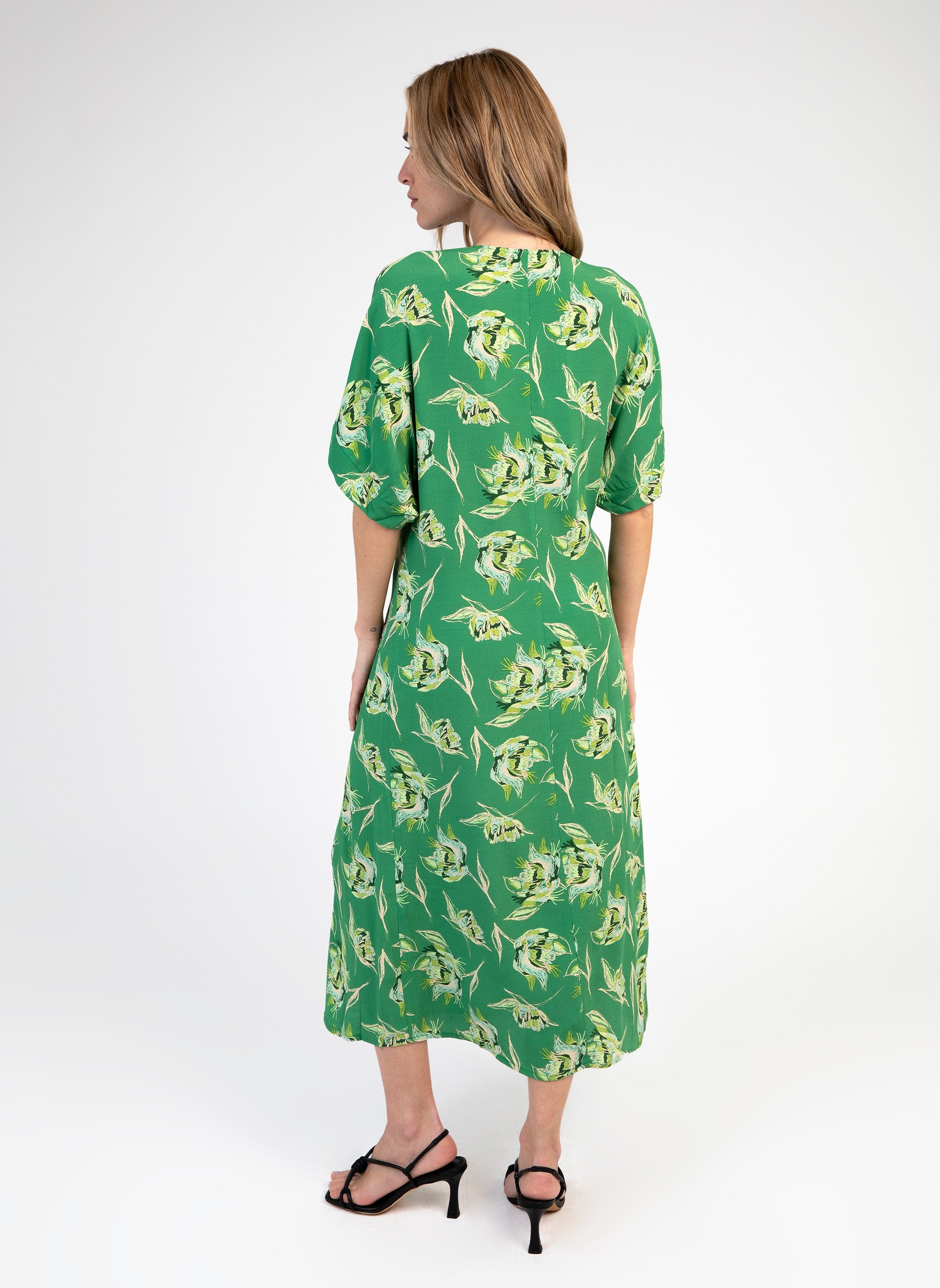VESTIDO LARGO MALOUMA bliss green