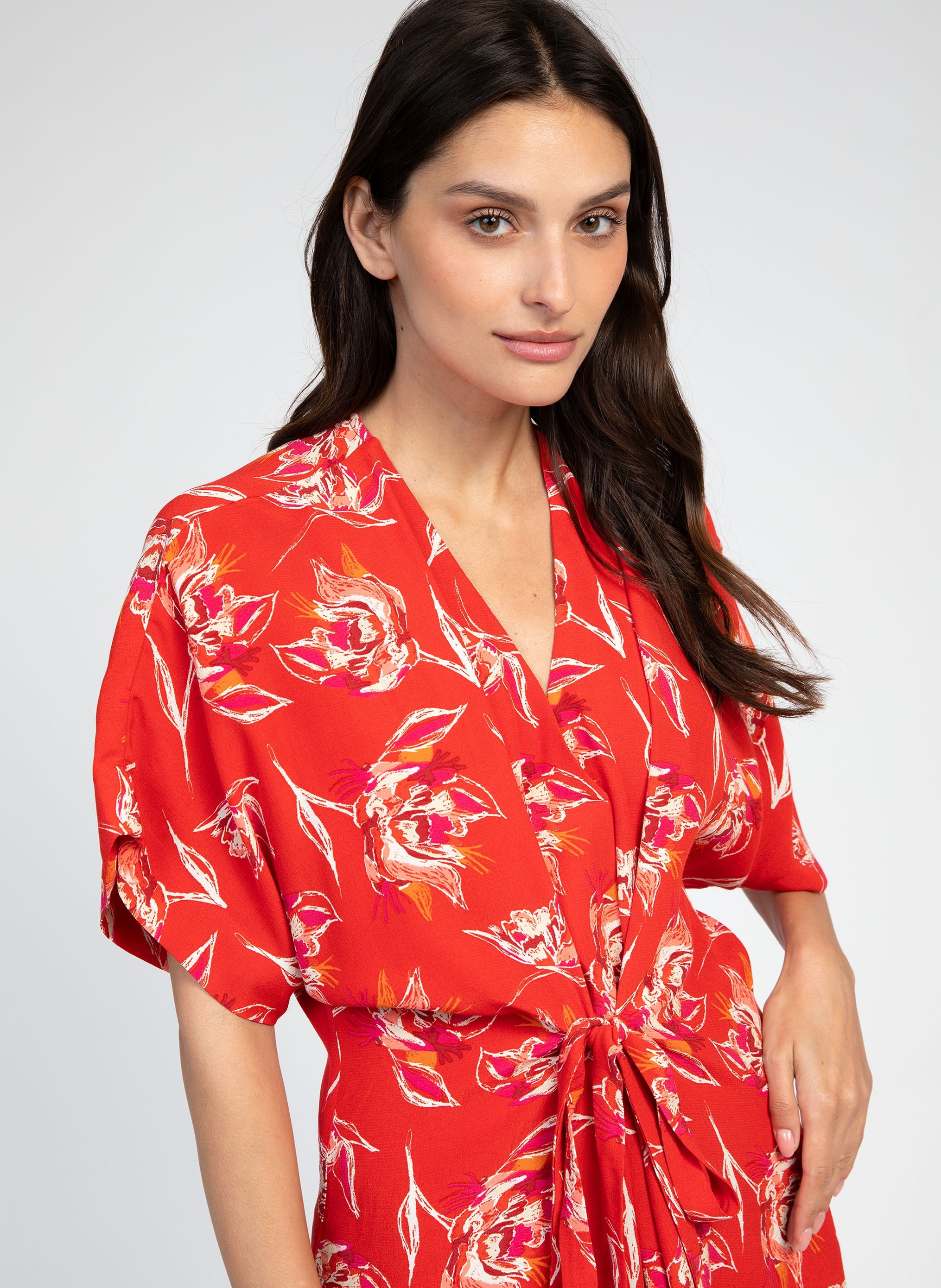 ROBE COURTE MALOUTY bliss rouge