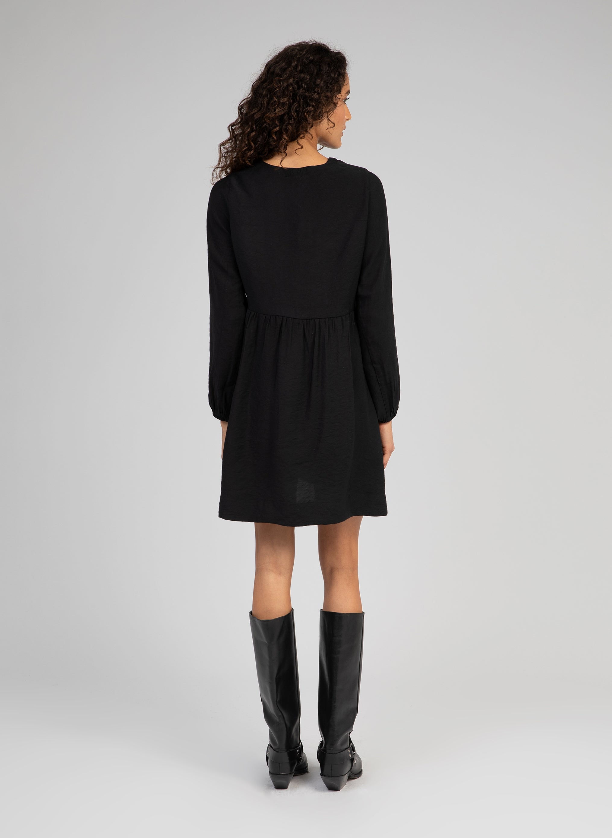 ROBE COURTE MANDILLA noir