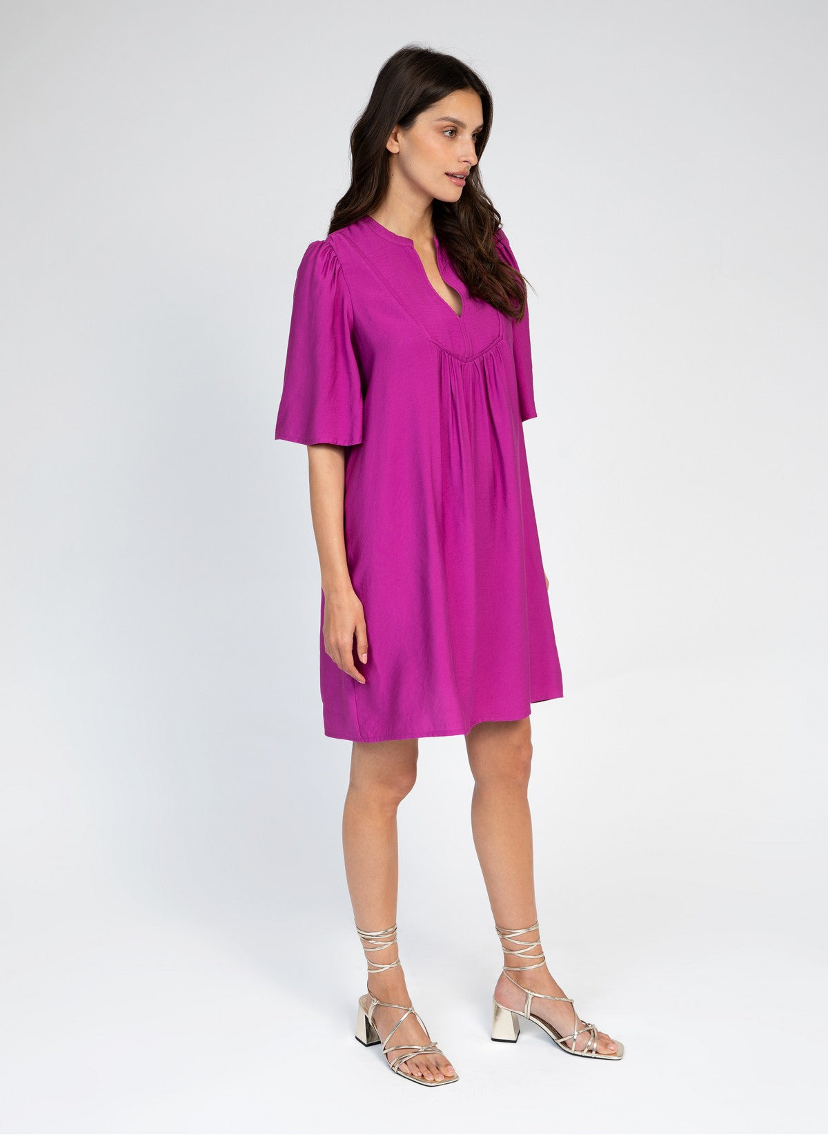 ROBE COURTE MANEZA orchidee