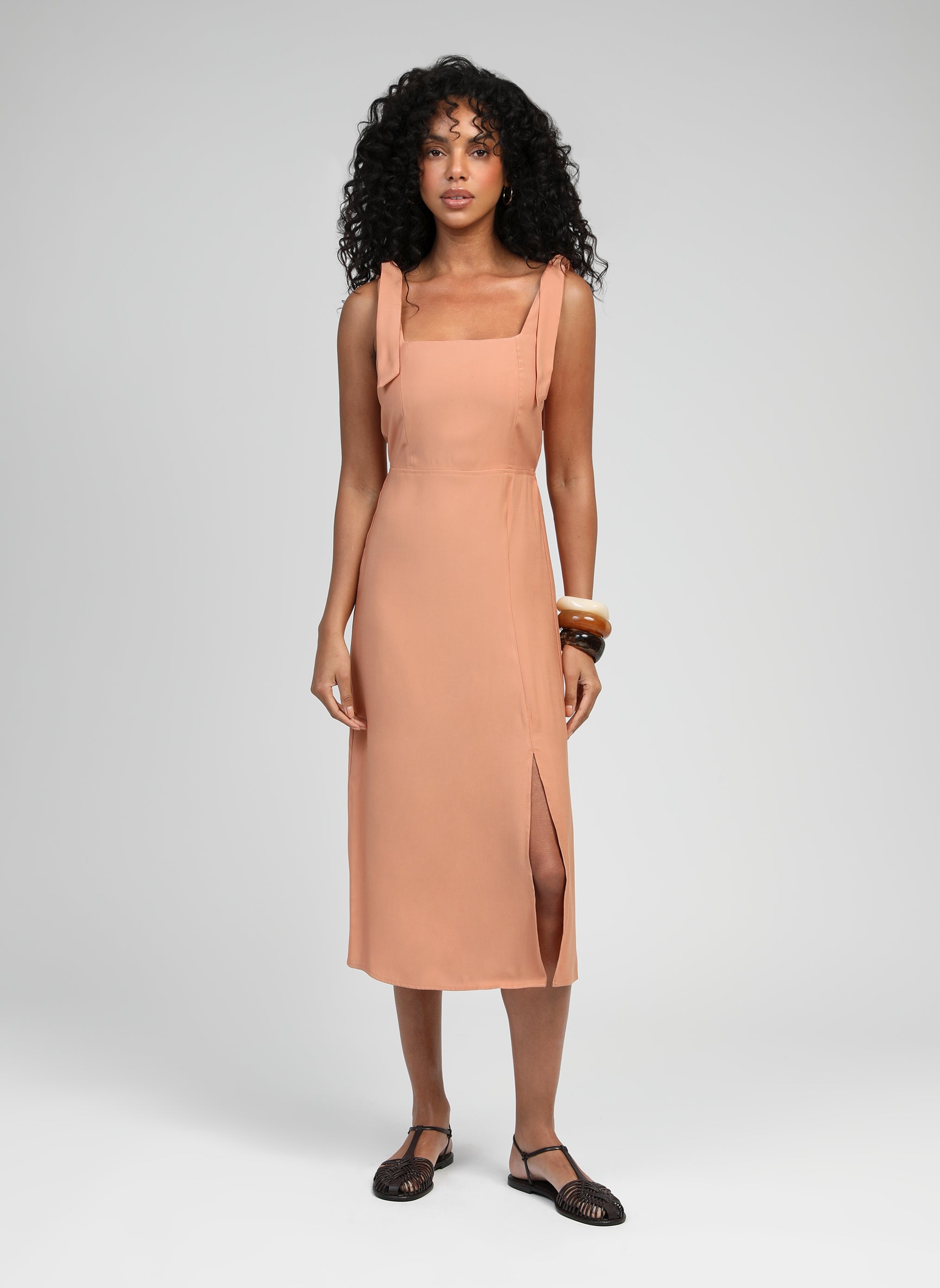 black tie strap midi dress Summer Invite Black Tie-Strap Tiered Midi Dress – Bella Galvan