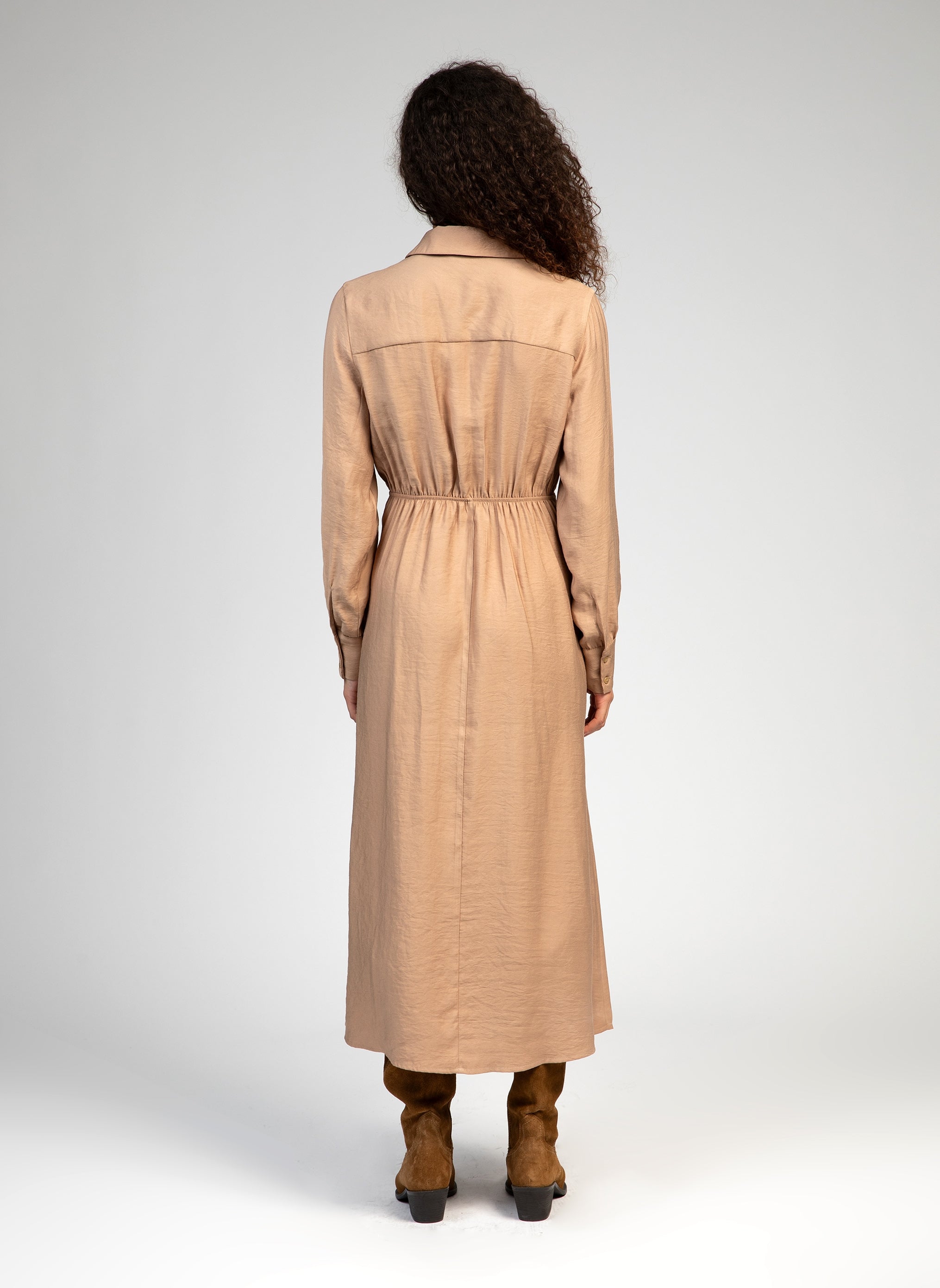 LONG DRESS MARBARA hazelnut