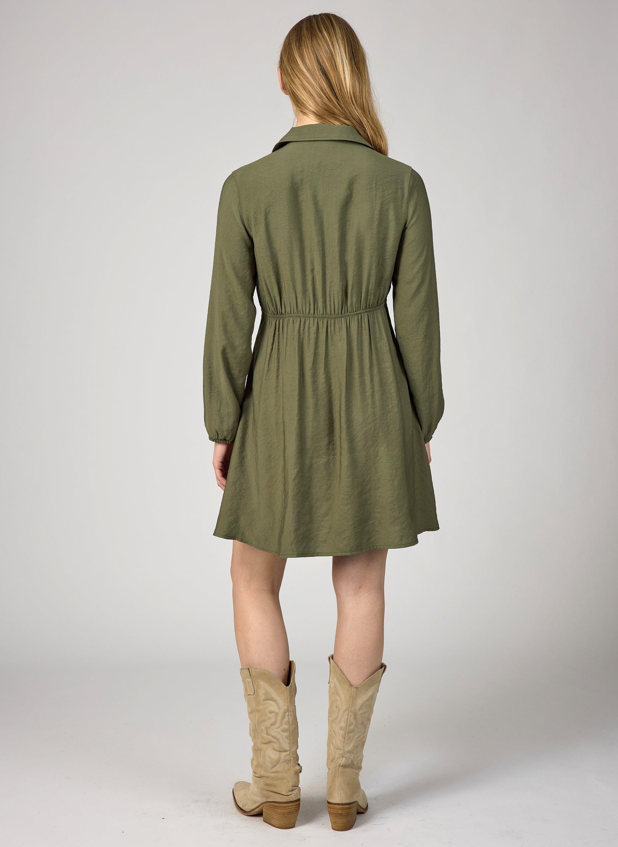 MARBELLI army SHORT DRESS