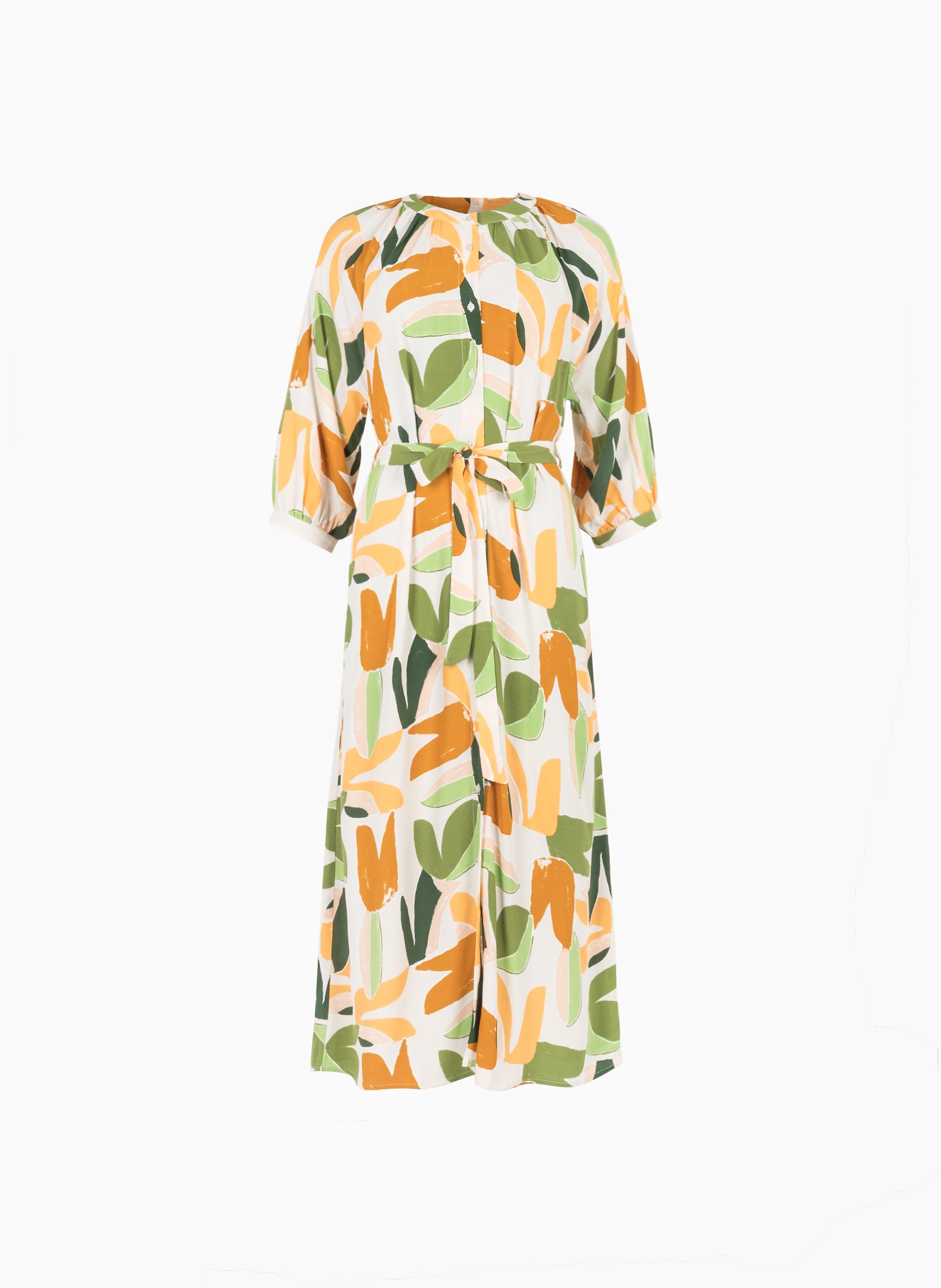 VESTIDO MARCELIO MIDI verde barty