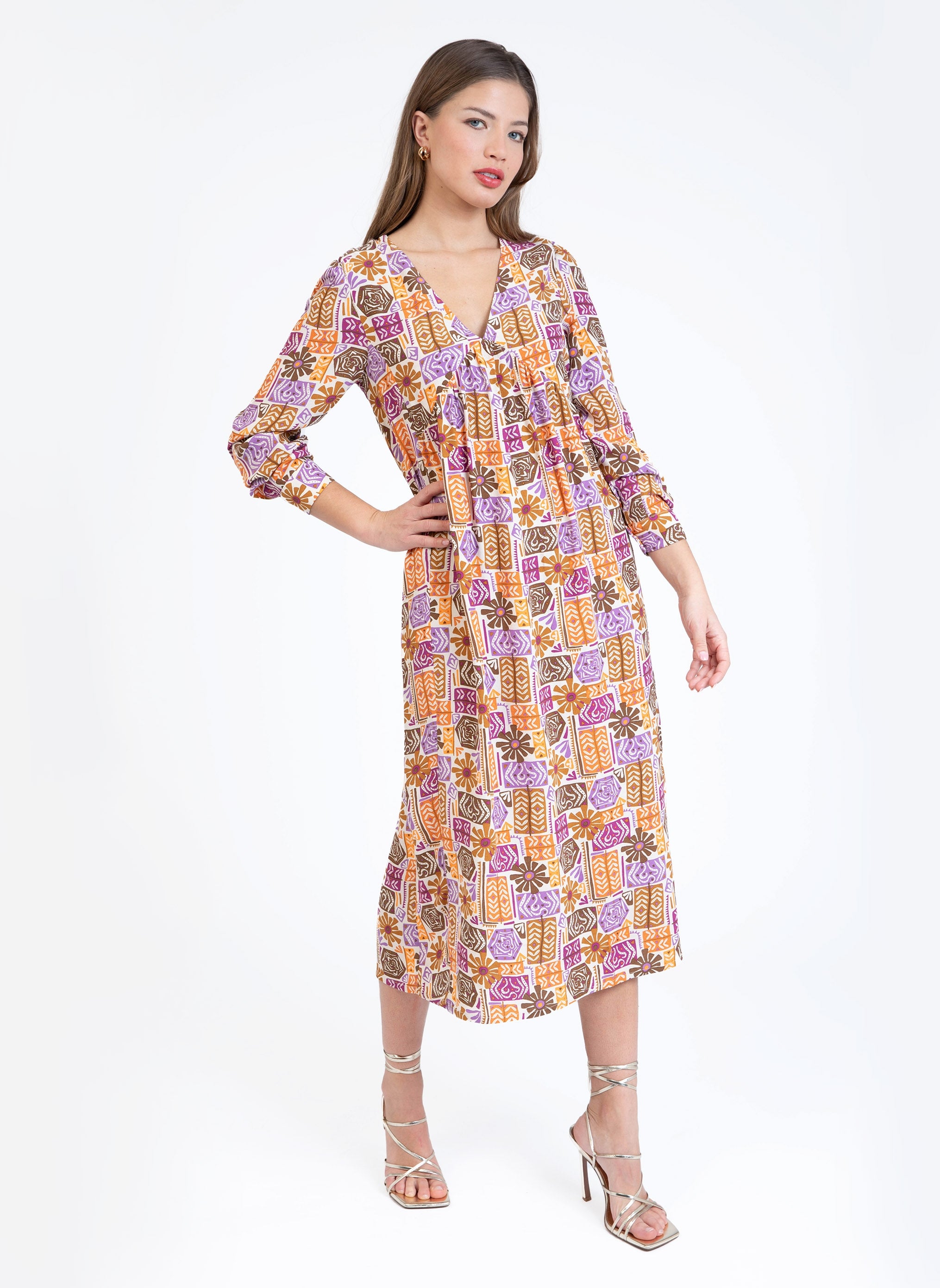 ROBE MIDI MARGARET nairobi multico