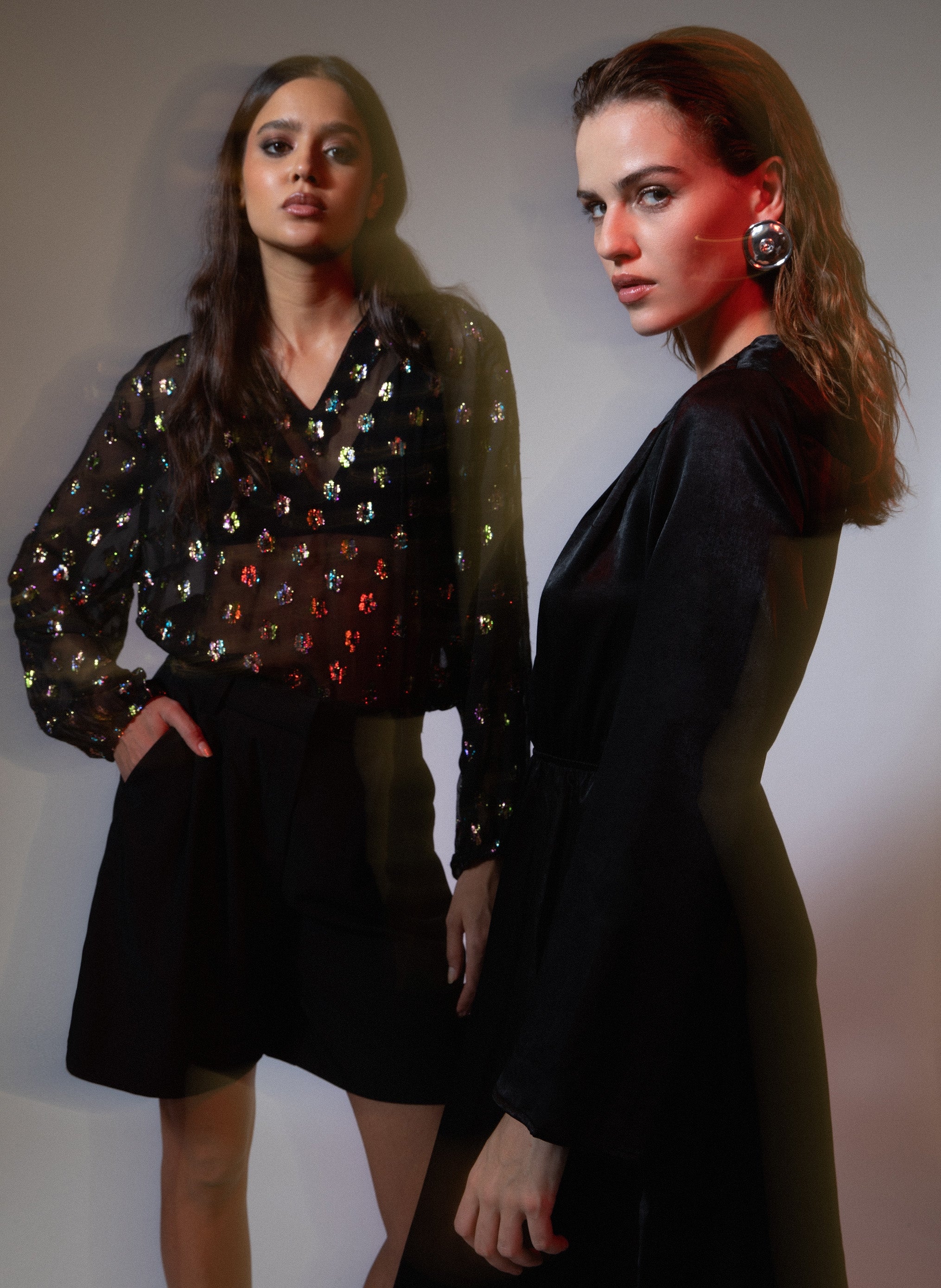 MARIBELA SHORT DRESS black