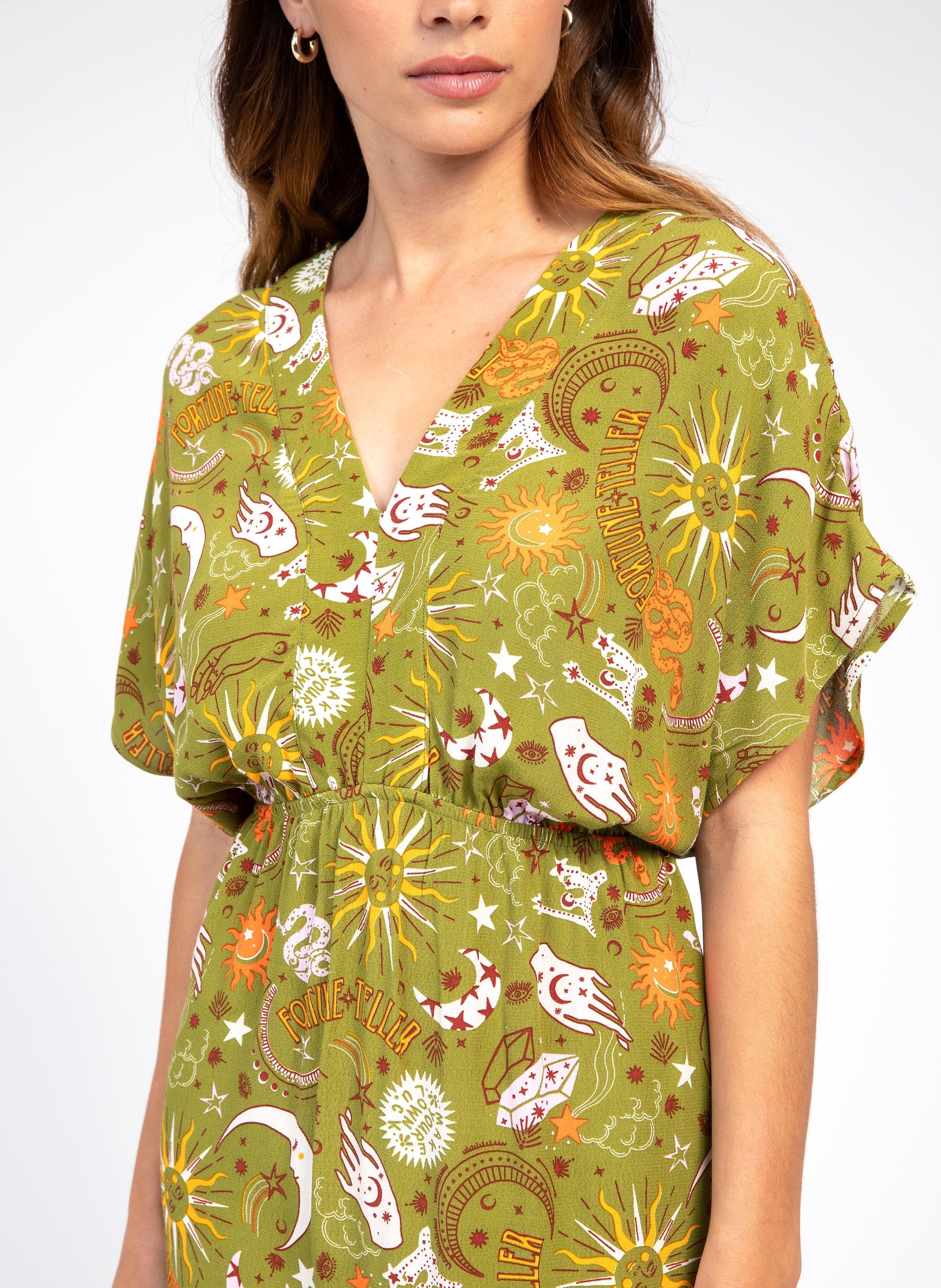 MARINARA VESTIDO LARGO boheme oliva