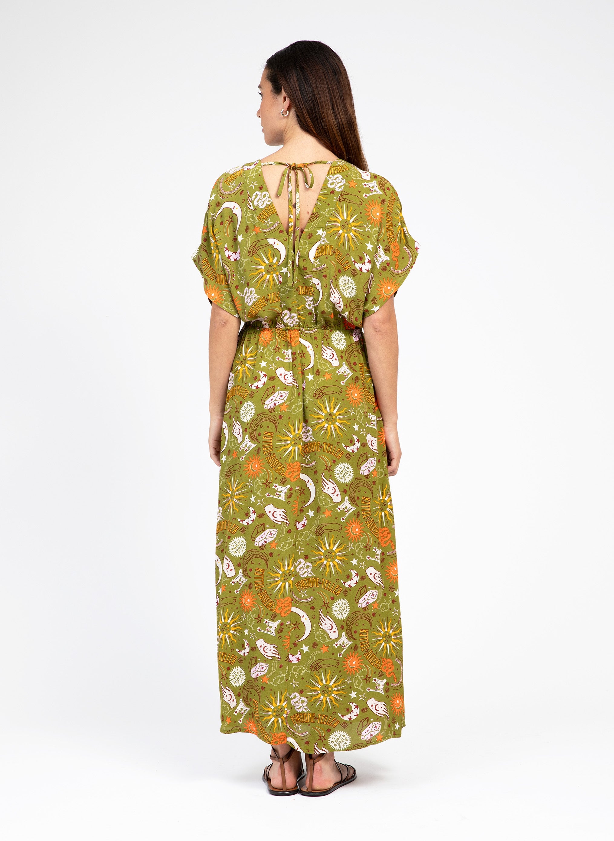 MARINARA VESTIDO LARGO boheme oliva