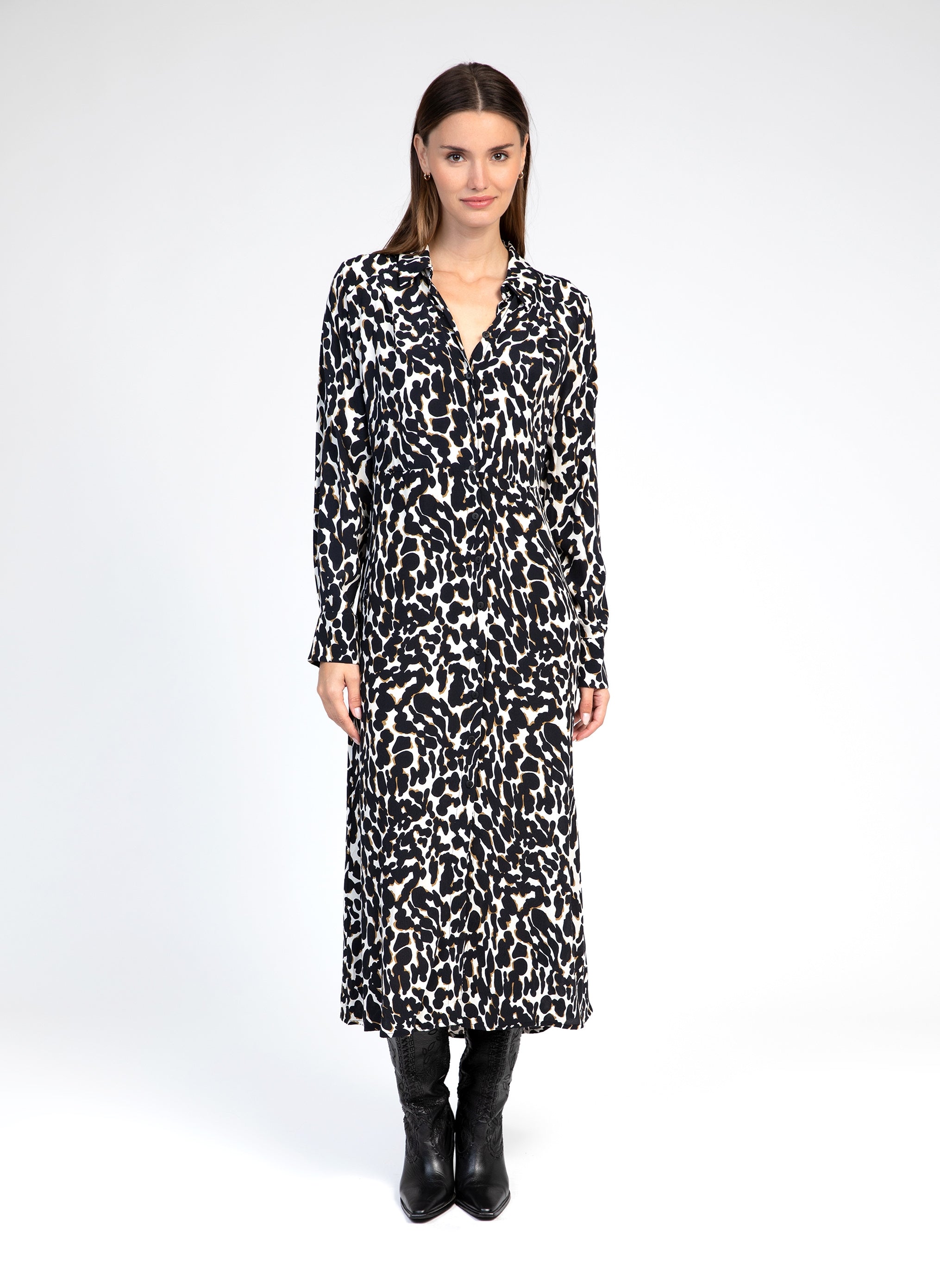 MARIZEAU LONG DRESS bongo black