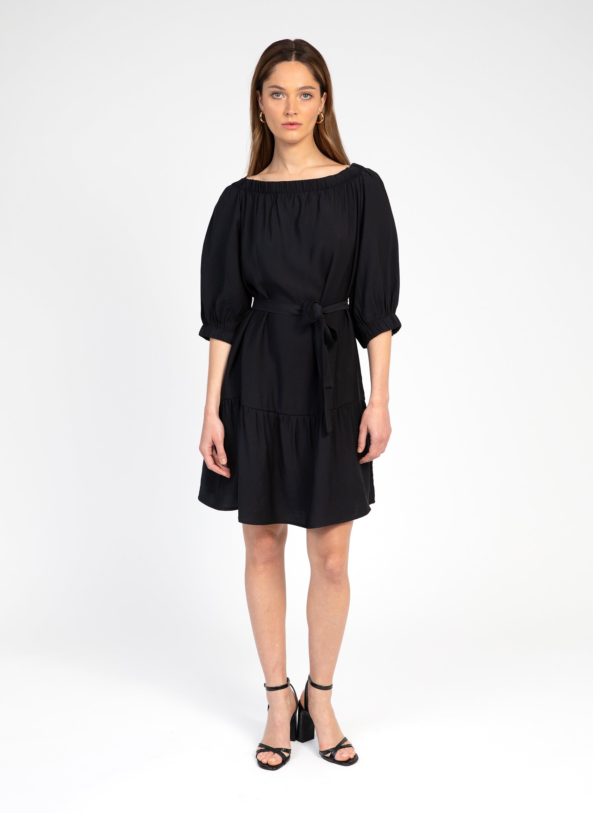 MARYSE SHORT DRESS black