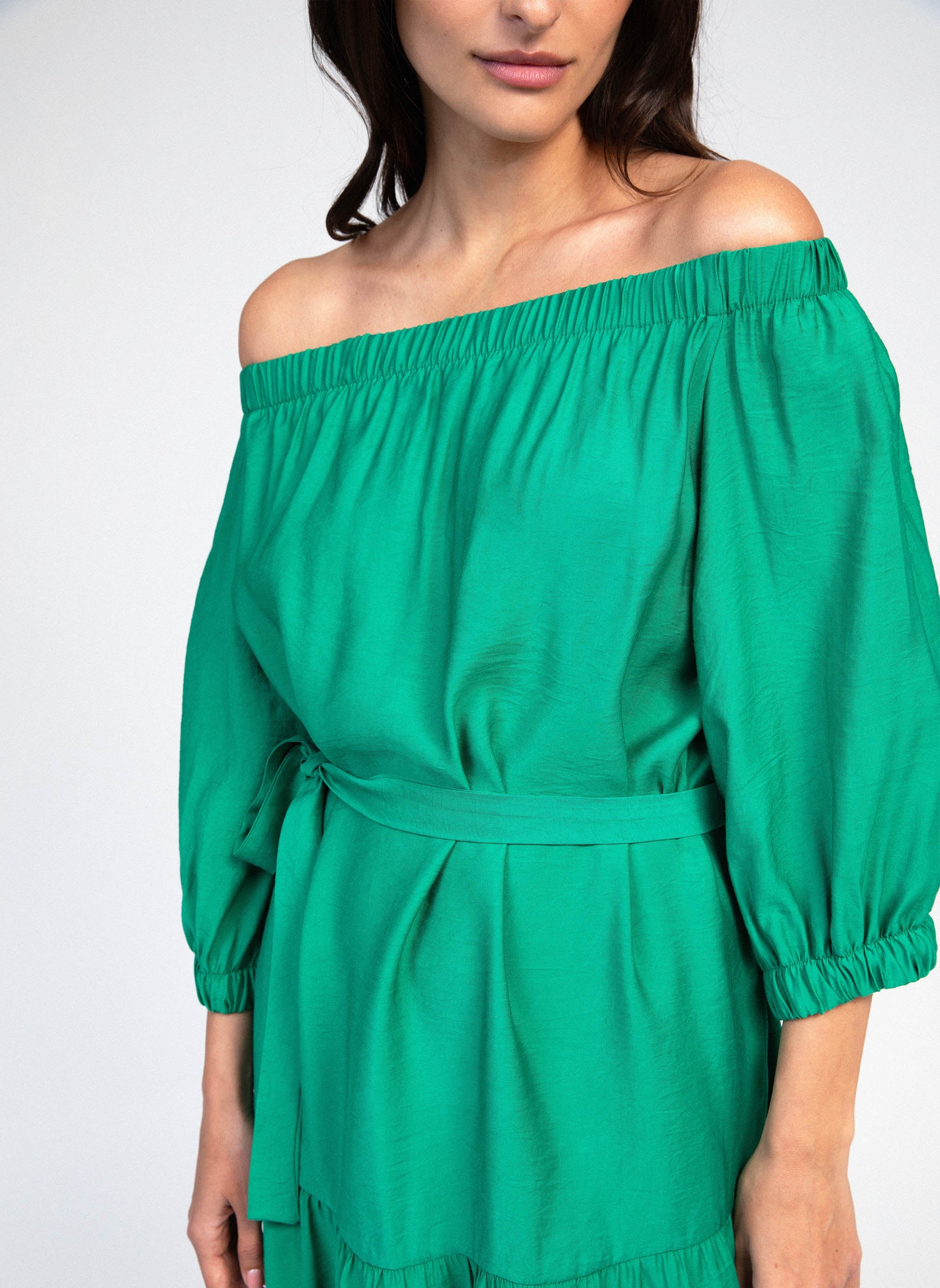 ROBE COURTE MARYSE vert