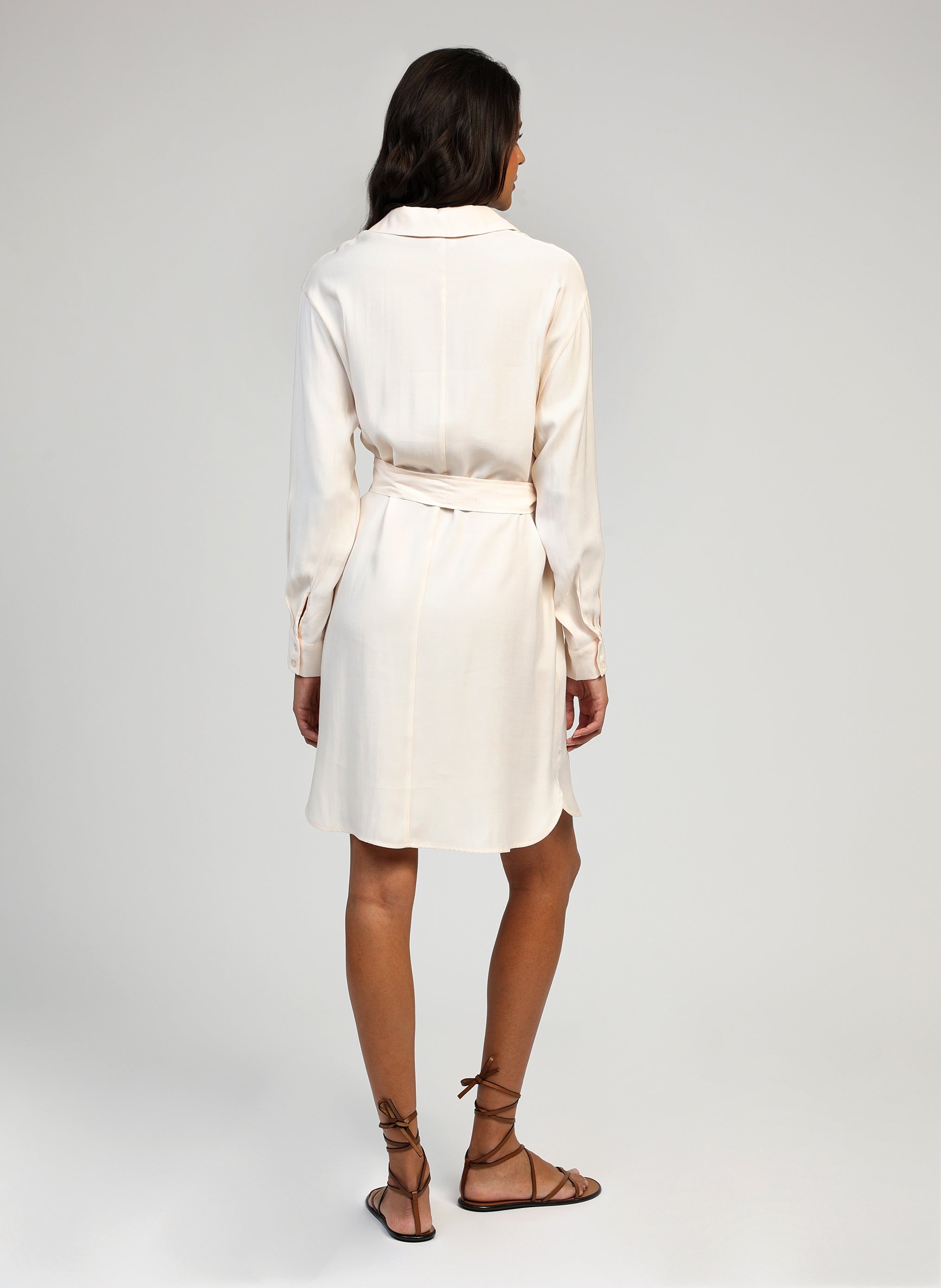 MASATA SHORT DRESS ecru