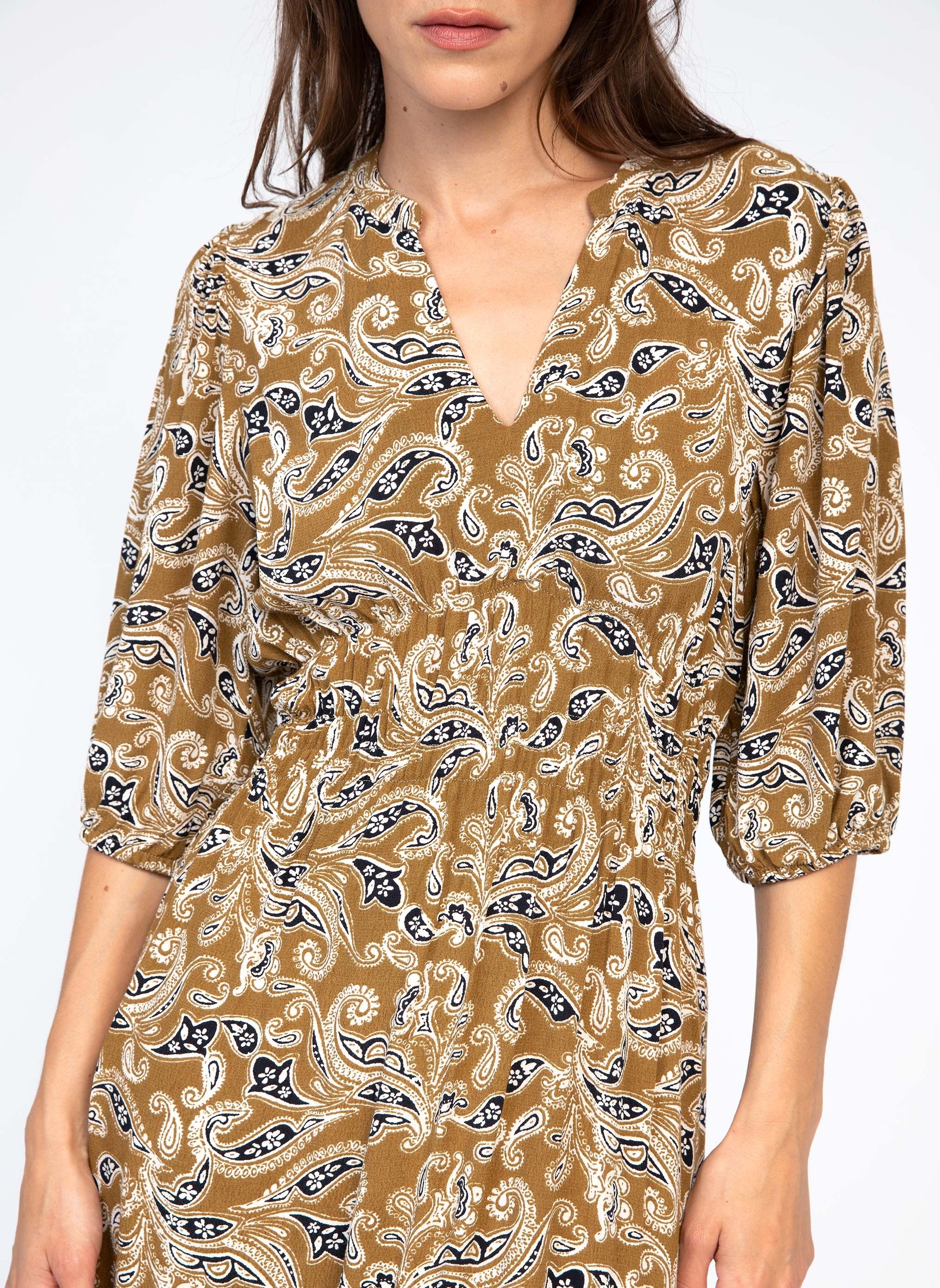 ROBE LONGUE MATINA bandini noisette