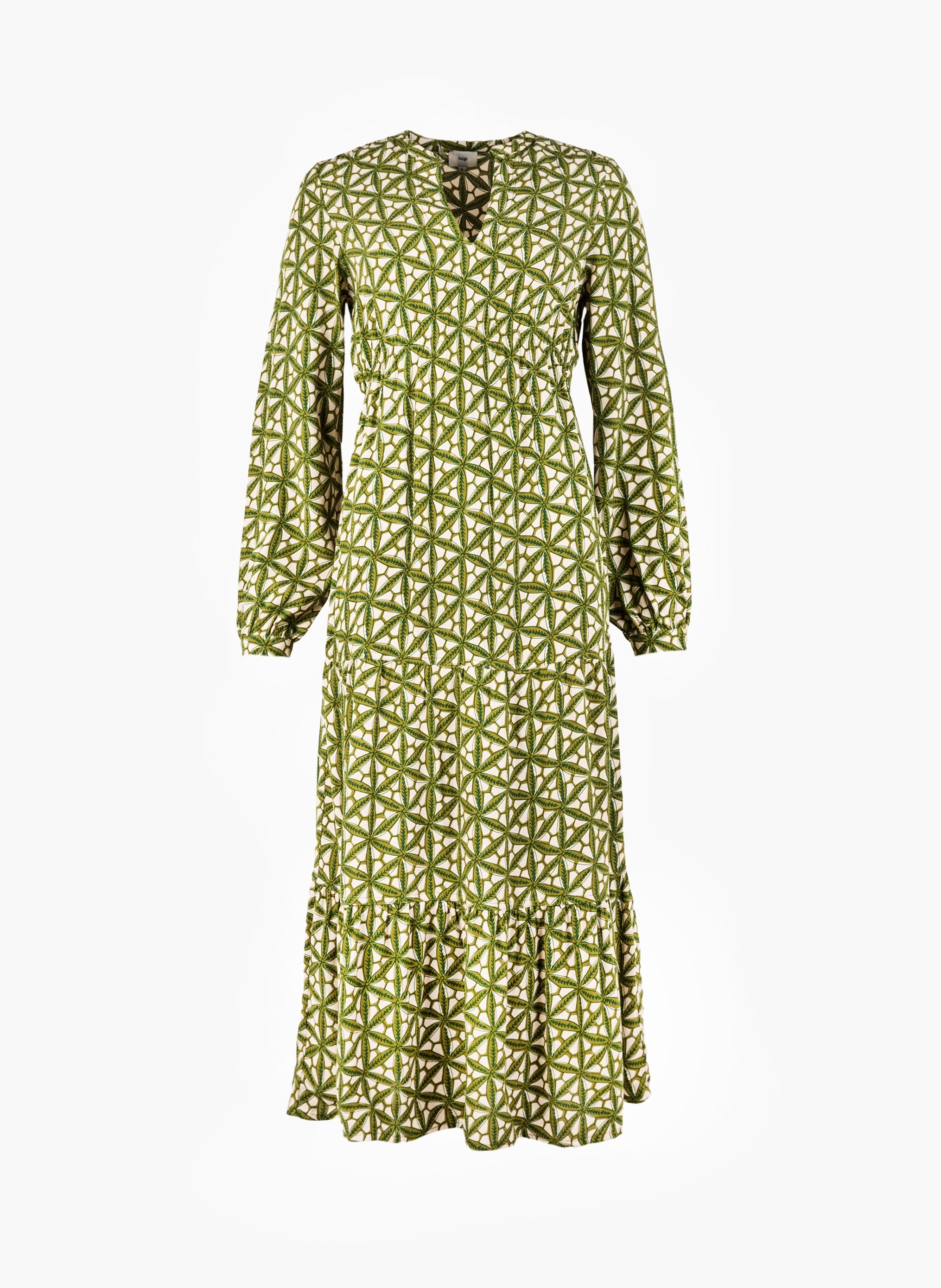 ROBE MIDI MAXIMO badiane vert