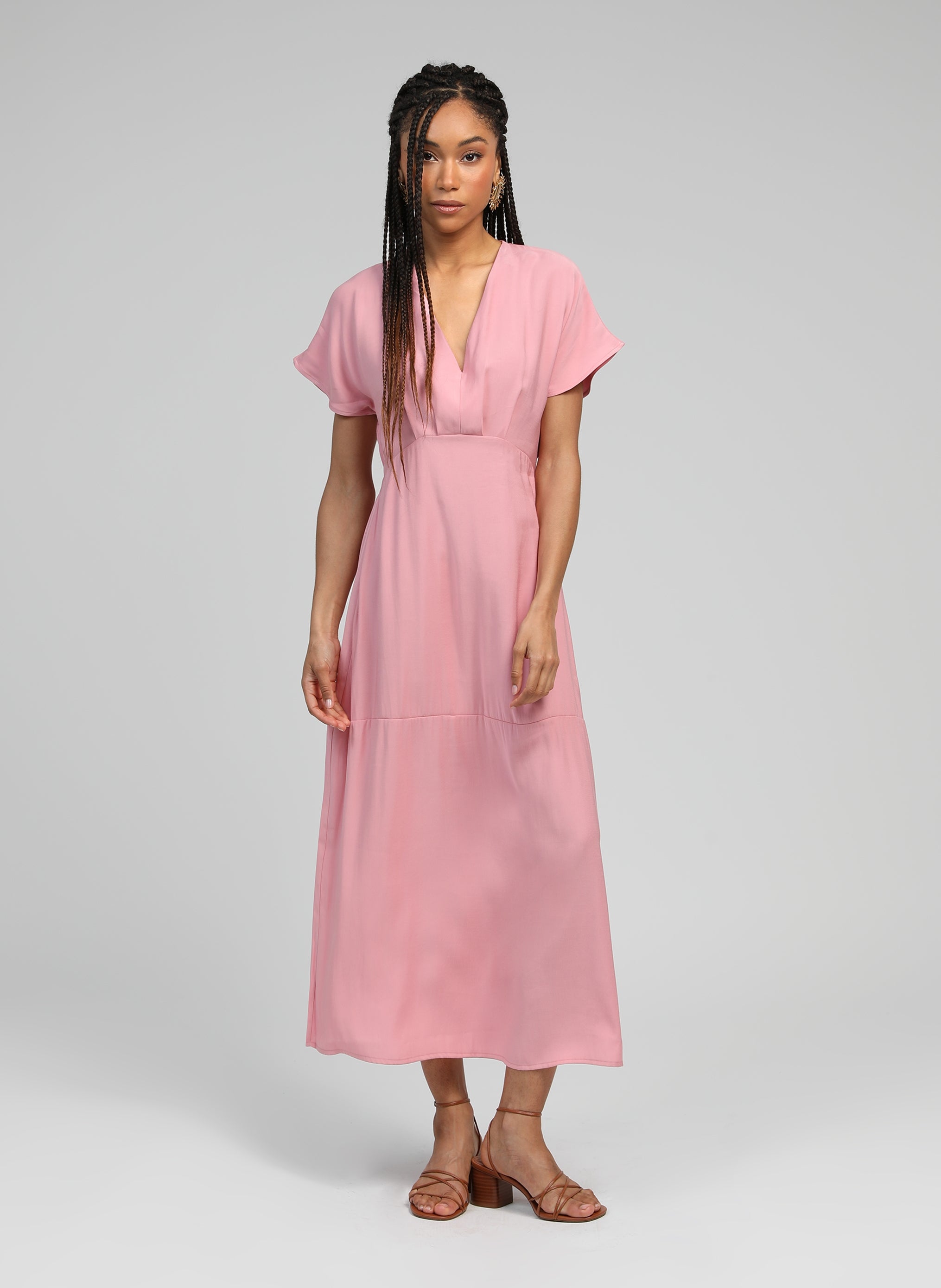 MEKIANA MIDI DRESS pink
