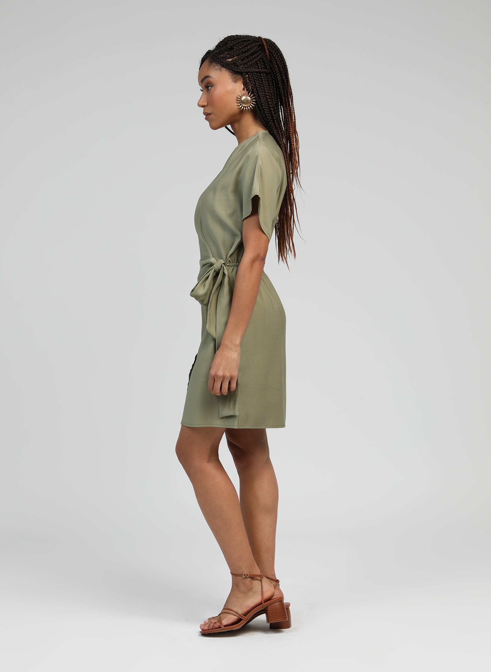 ROBE COURTE MELANA militaire