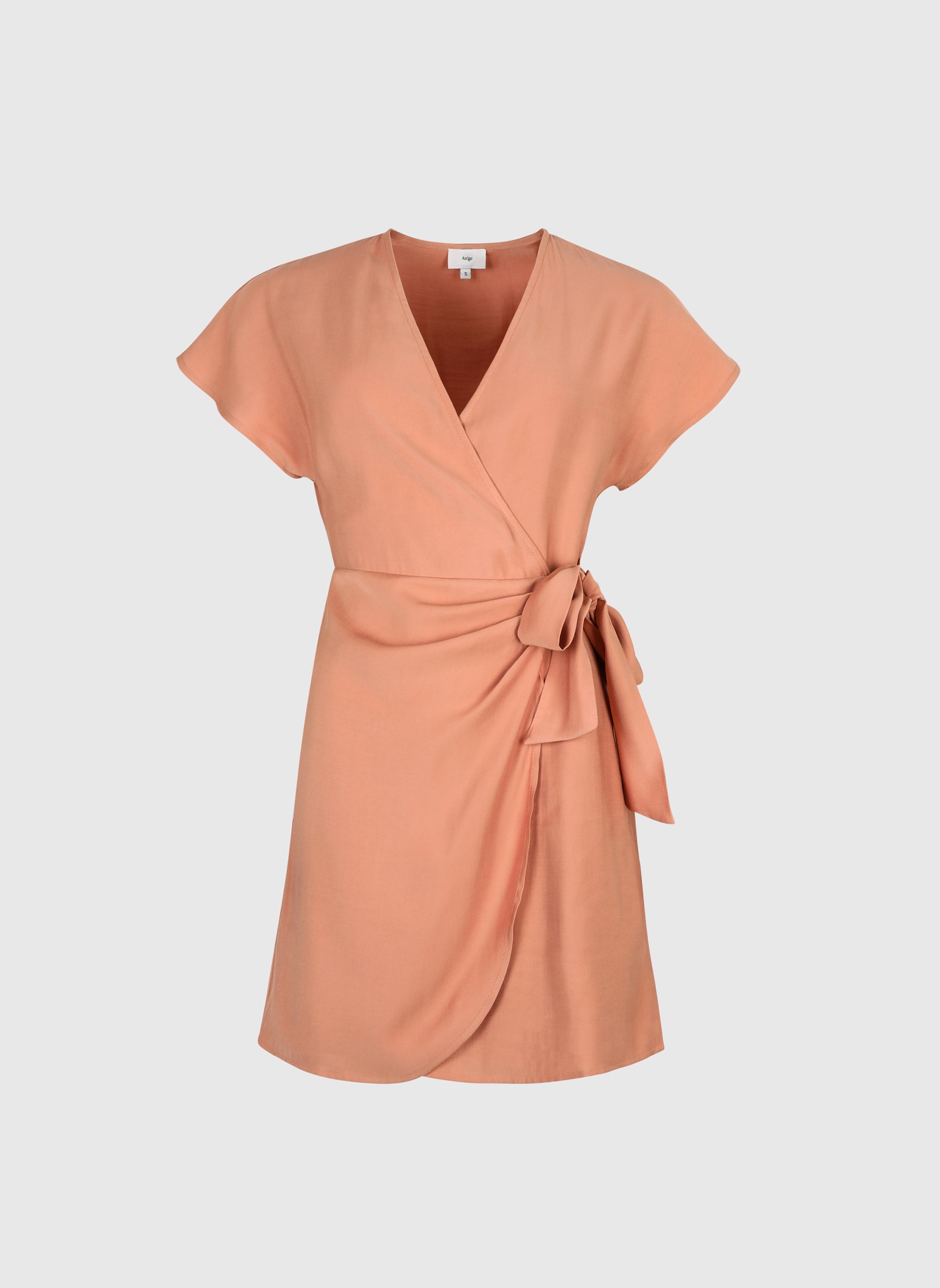 MELANA SHORT DRESS terracotta