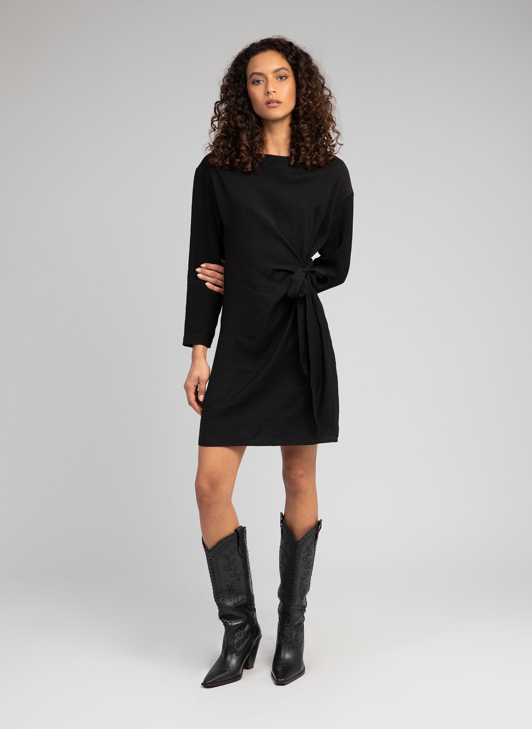 MELOKA SHORT DRESS black