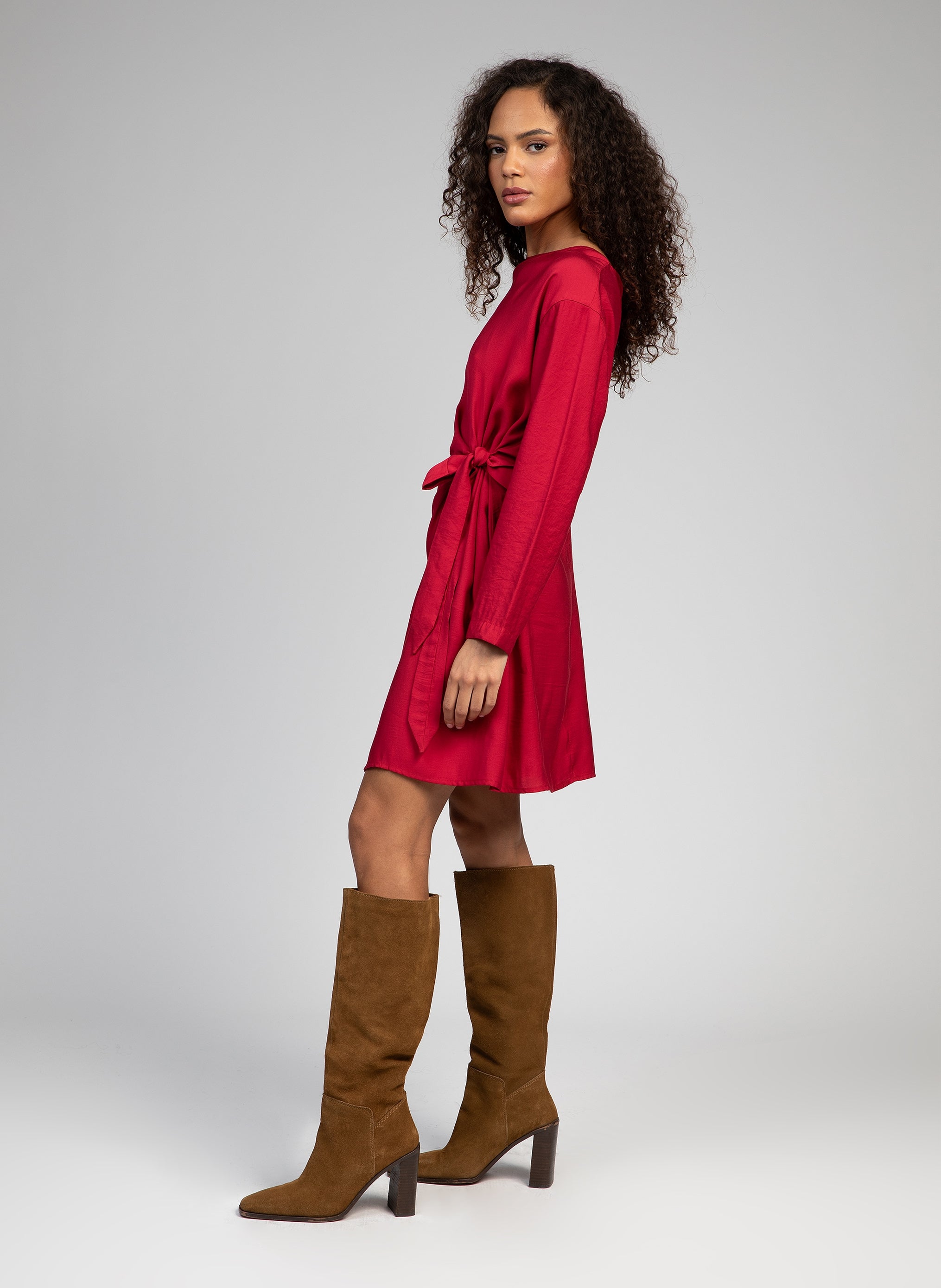 MELOKA SHORT DRESS red