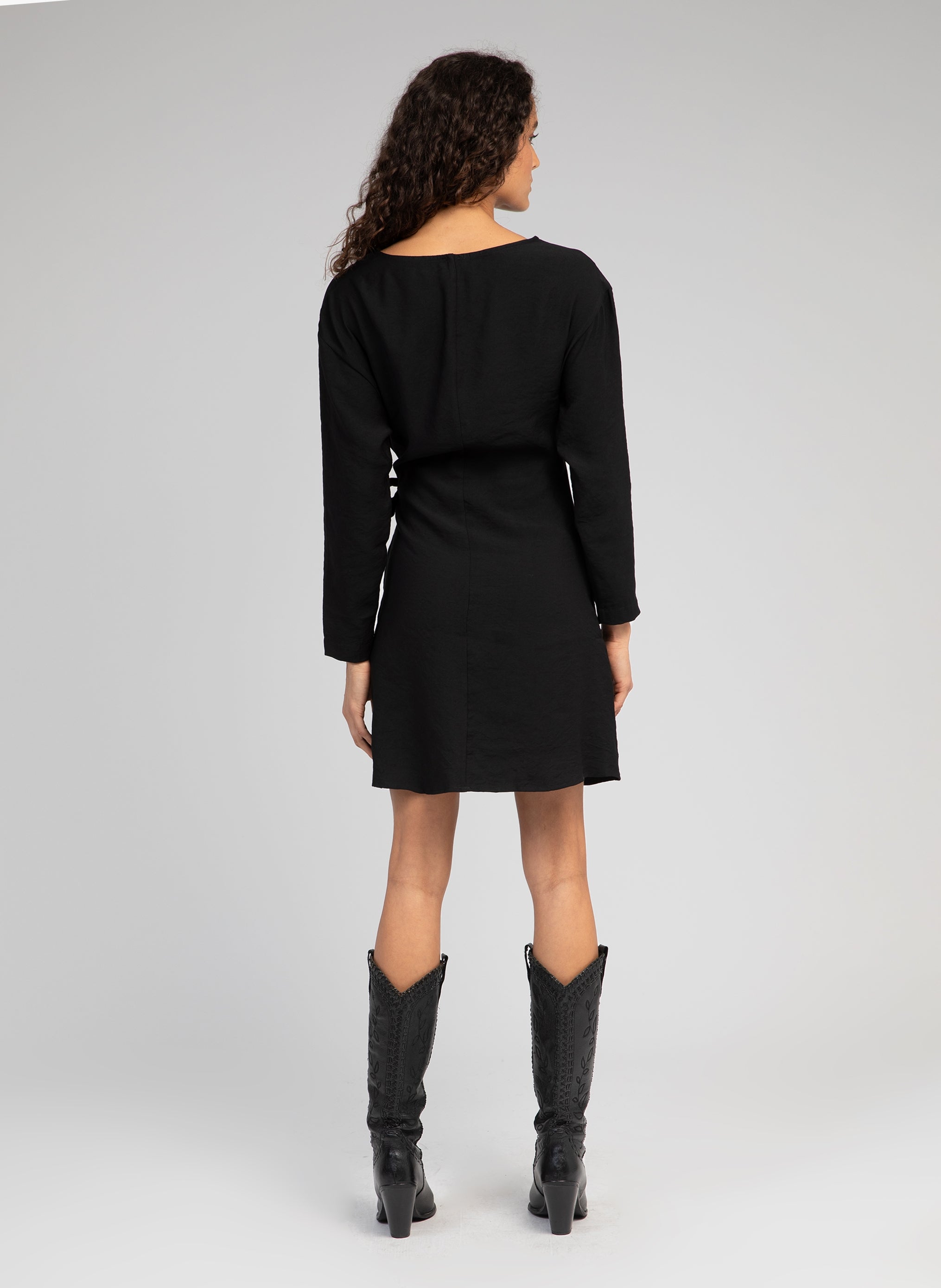 MELOKA SHORT DRESS black
