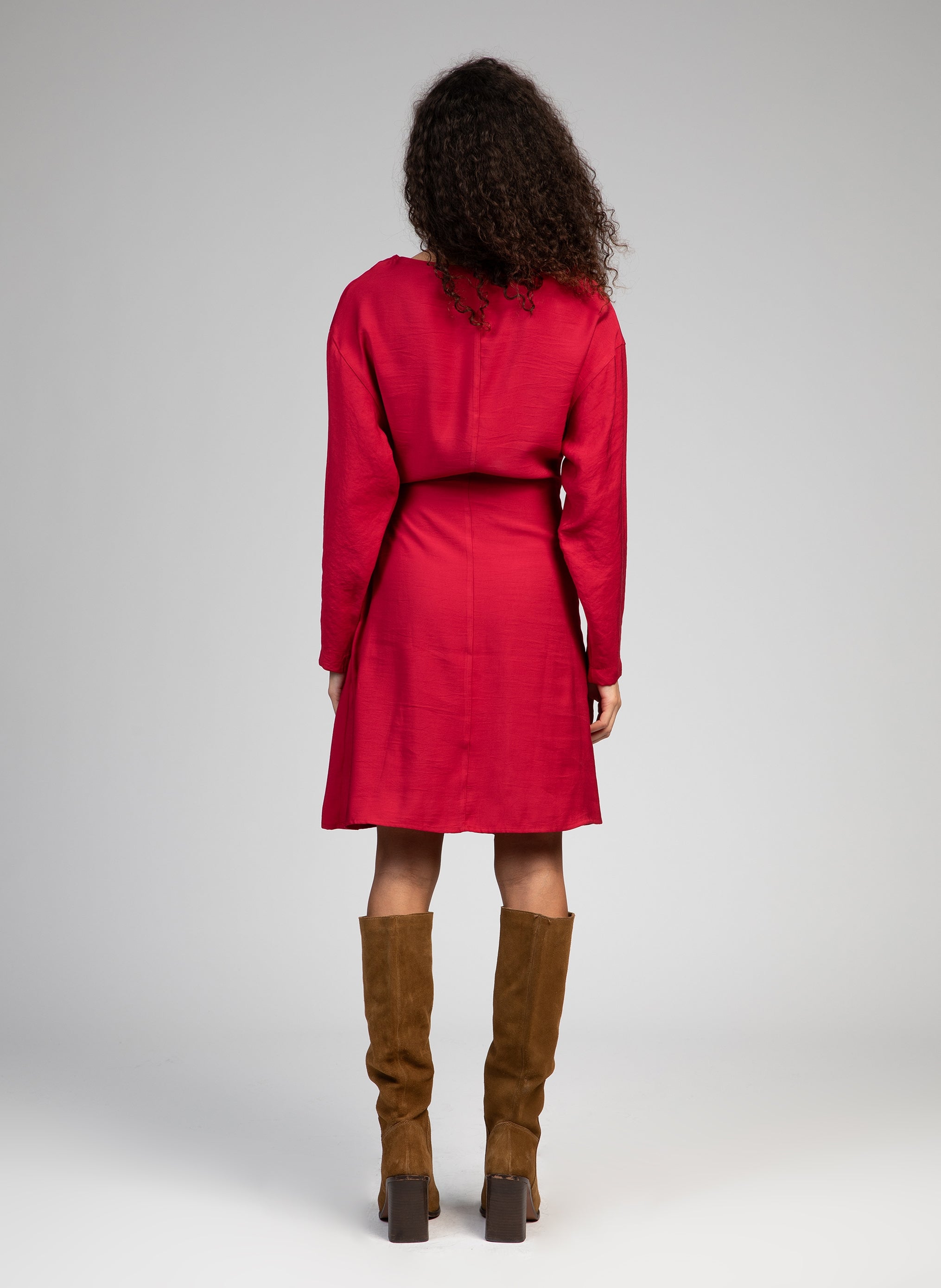 MELOKA SHORT DRESS red